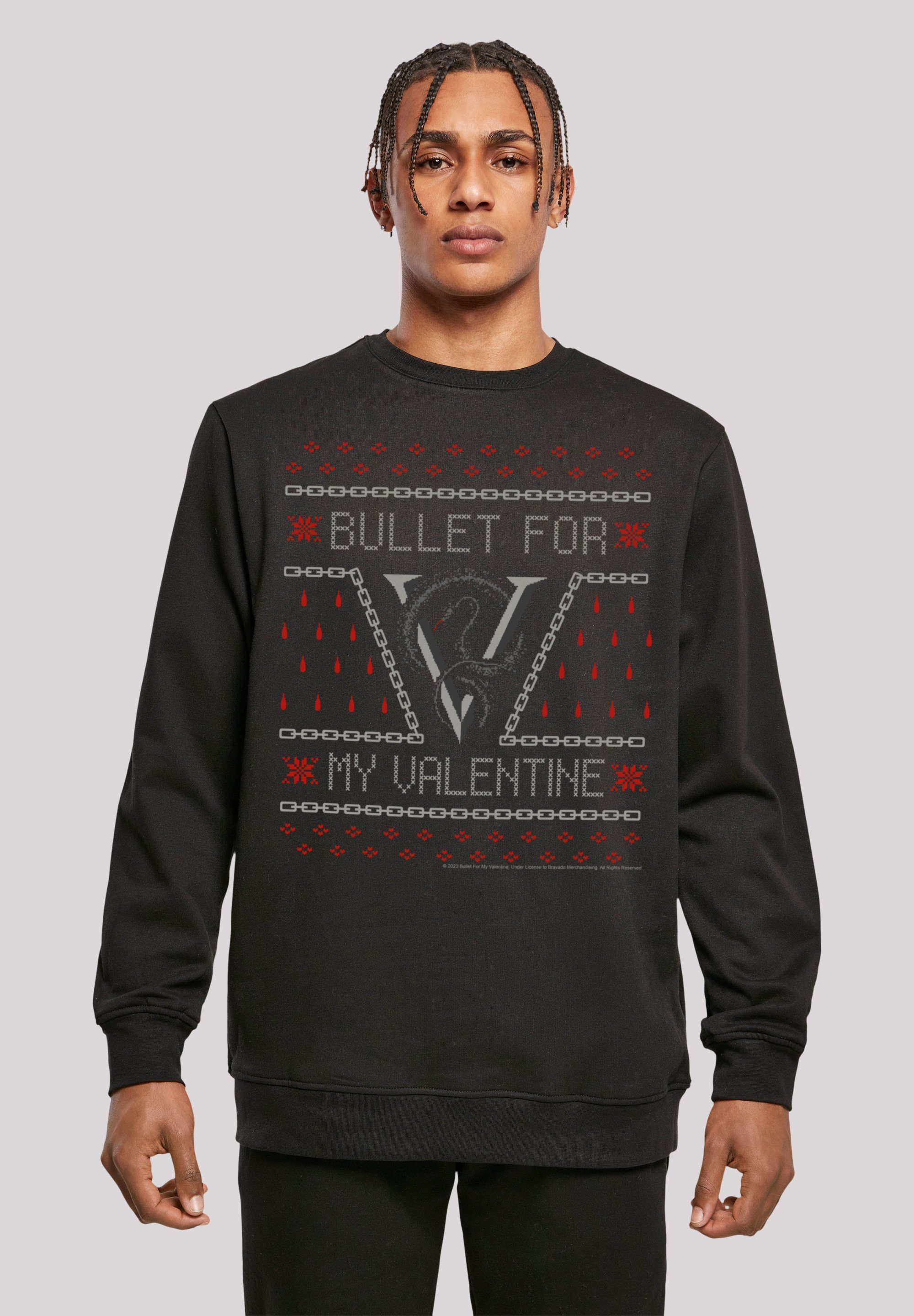 F4NT4STIC Sweatshirt Bullet for my Valentine Metal Band Christmas Premium Qualität, Rock-Musik, Band | Sweatshirts