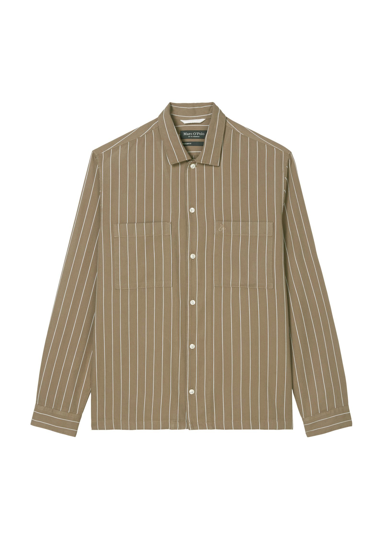 Herren Hemden Marc O'Polo Kurzarmhemd aus feiner Cotton-Tencel-Qualität