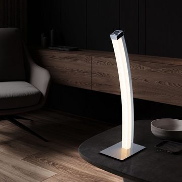 WOFI LED Tischleuchte, LED-Leuchtmittel fest verbaut, Warmweiß, Touch Tischlampe LED Nachttischlampe Touch dimmbar