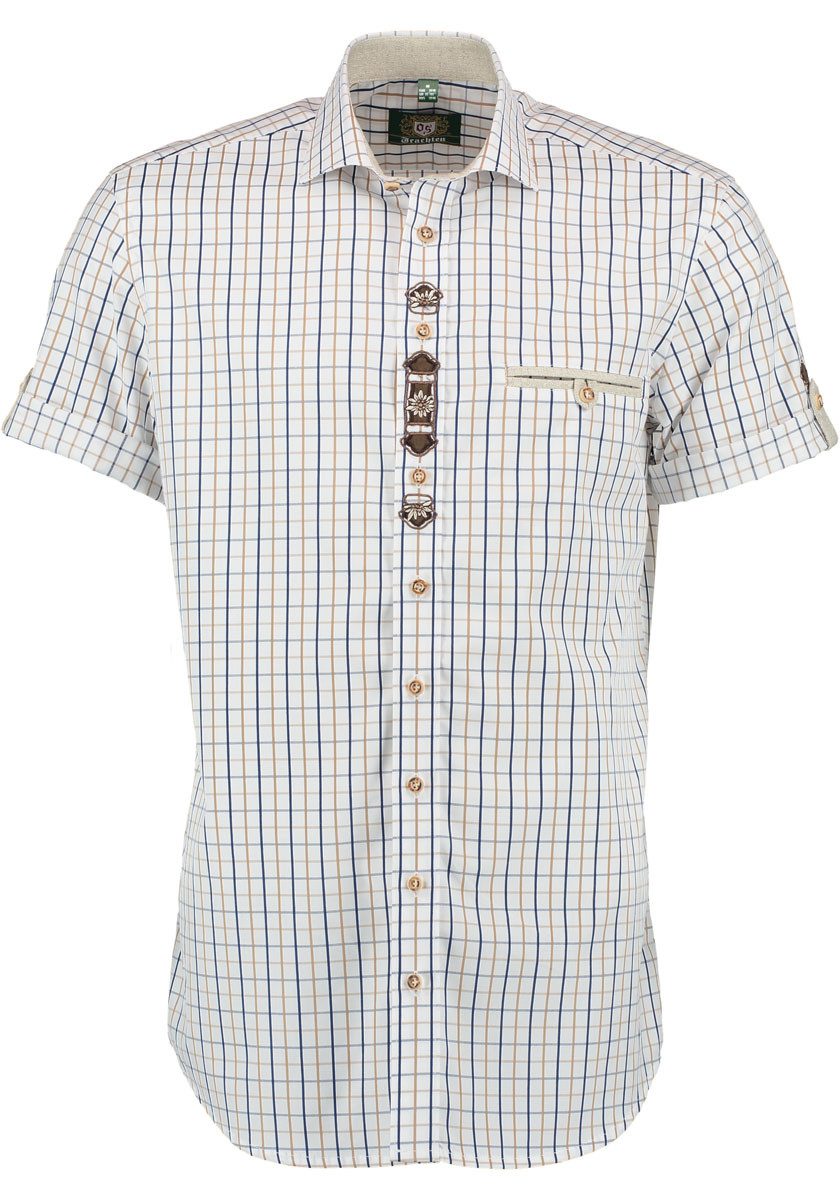 OS Trachten Trachtenhemd Lomira Slim Fit