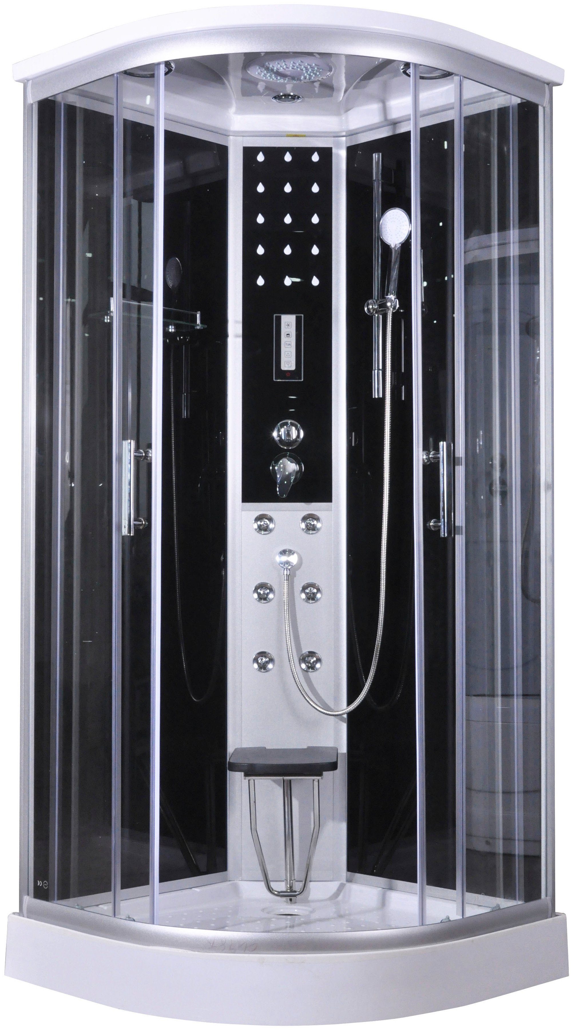Sanotechnik Komplettdusche Dream, BxT: 90x90 cm, Sicherheitsglas, 1-tlg ...