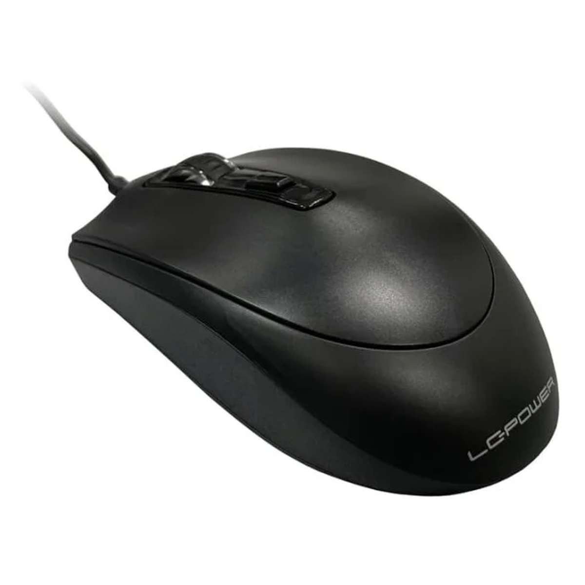 LC-Power LC-M721B Maus Universal Beidhändig USB Typ-A Optisch 2400 DPI Maus