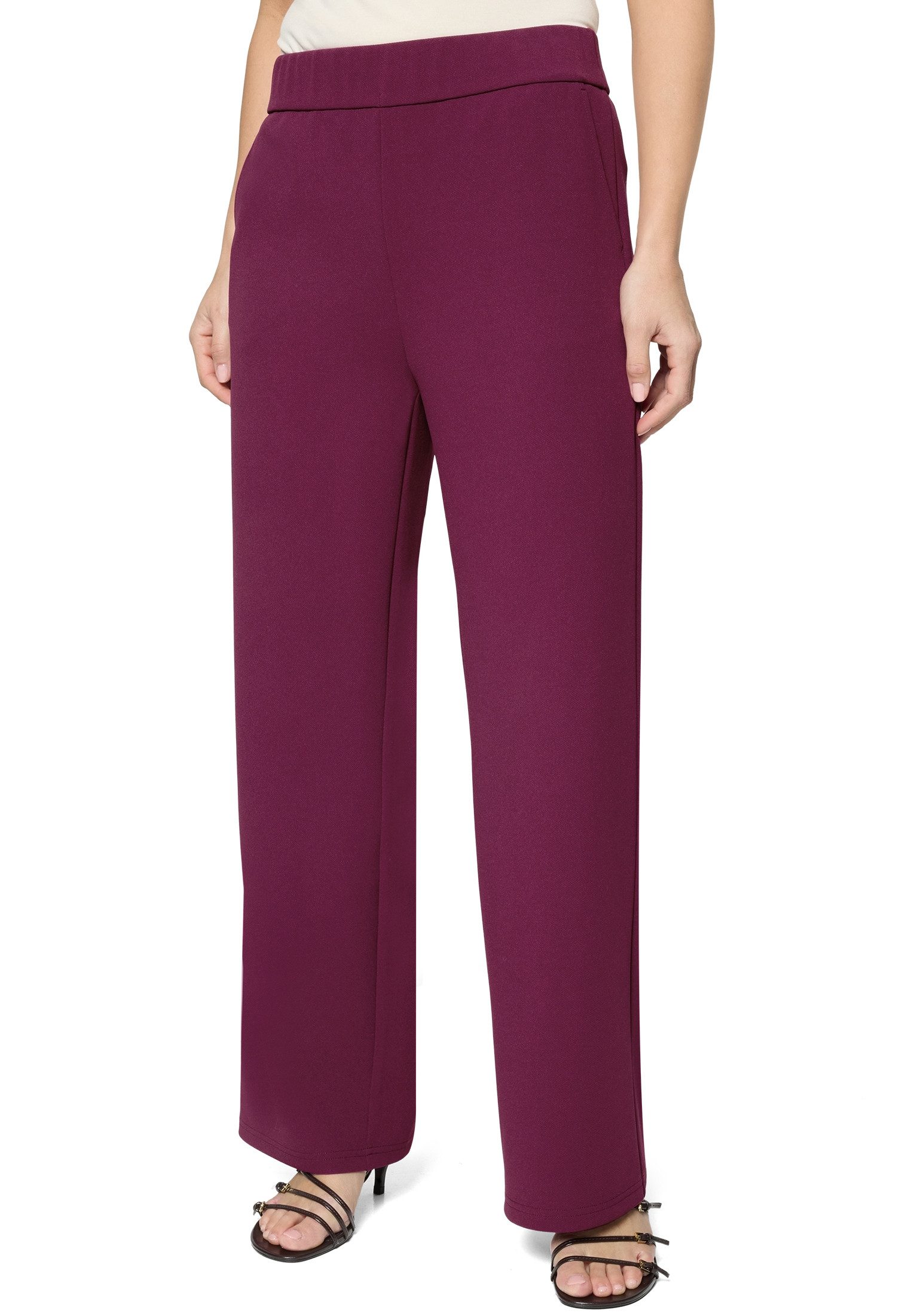 Zero Stoffhose Damen in 7/8 Länge Material.