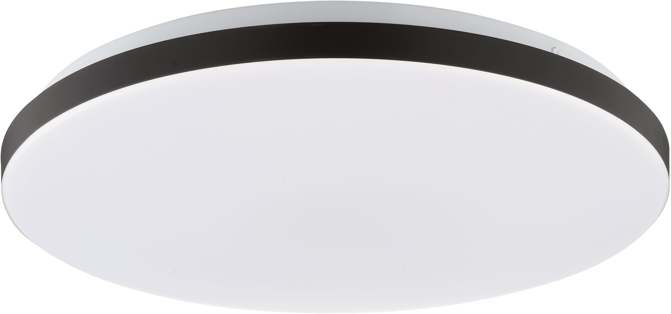 Brilliant LED Deckenleuchte Livio, LED fest integriert, Warmweiß, 3000 Kelvin, weiß/schwarz