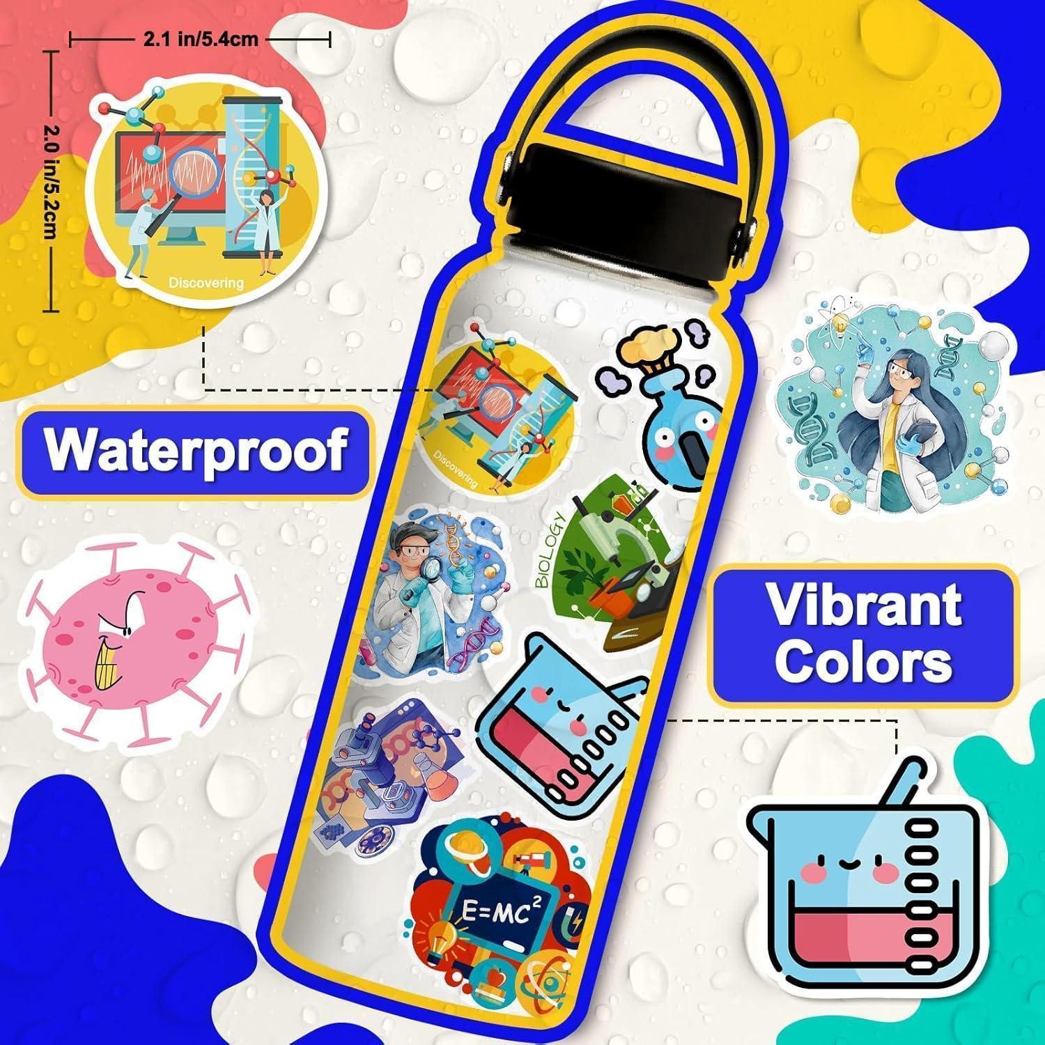 LuxusKollektion Laptop-Aufkleber Aufkleber 300 Stück niedlich wasserdicht Vinyl für Laptop und Auto