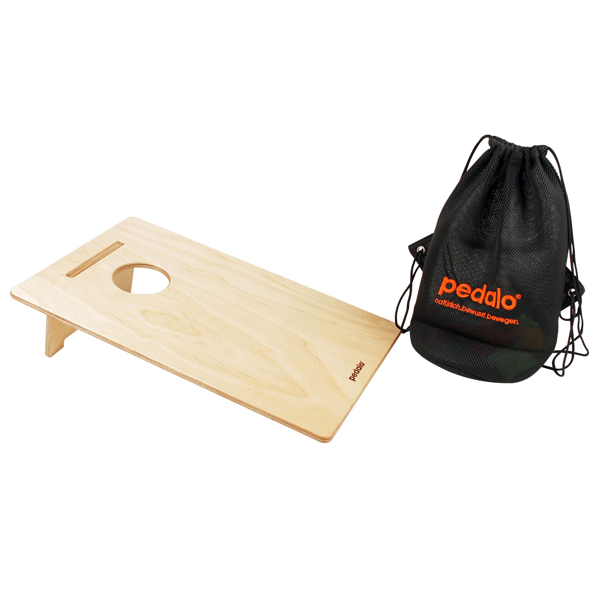 pedalo® Spiel Cornhole Kids I Geschicklichkeit I Indoor & Outdoor, Wurfspiel, Steckbar inkl. Mesh-Rucksack