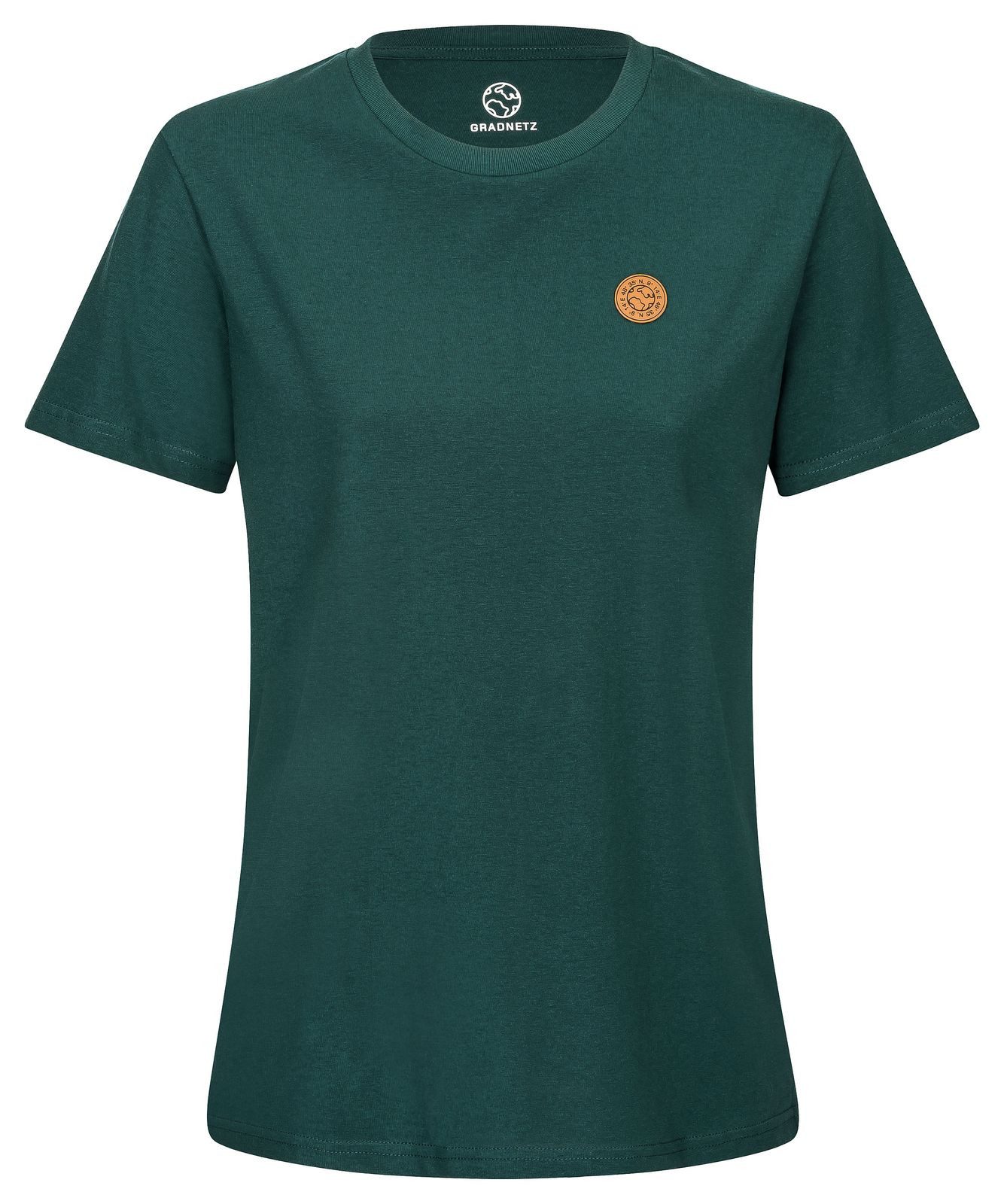 Gradnetz T-Shirt basic leather unisex 100% Biobaumwolle nachhaltig & fair