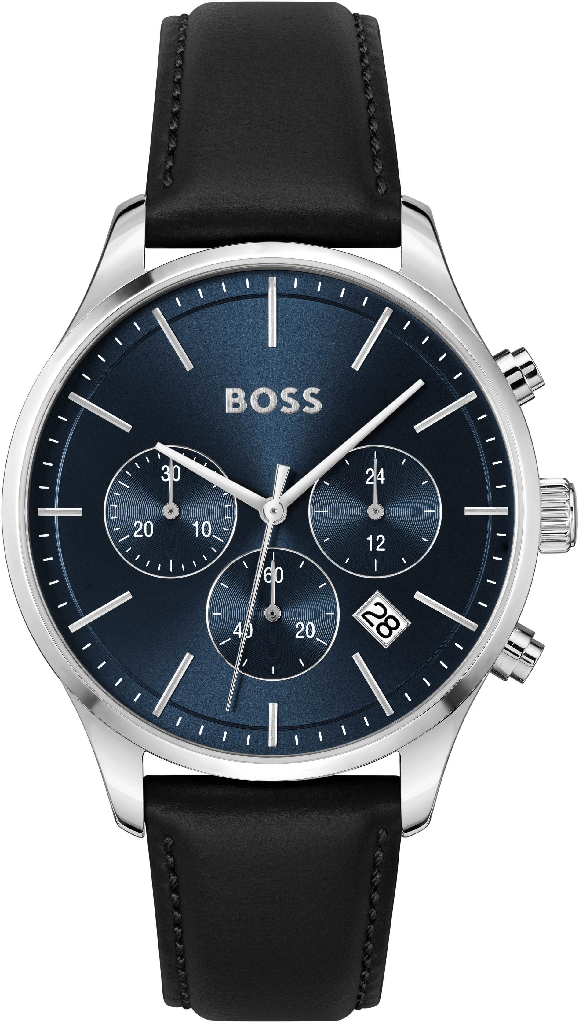 BOSS Chronograph AVERY 1514156, Quarzuhr, Herrenuhr, Armbanduhr, Stoppfunkt günstig online kaufen