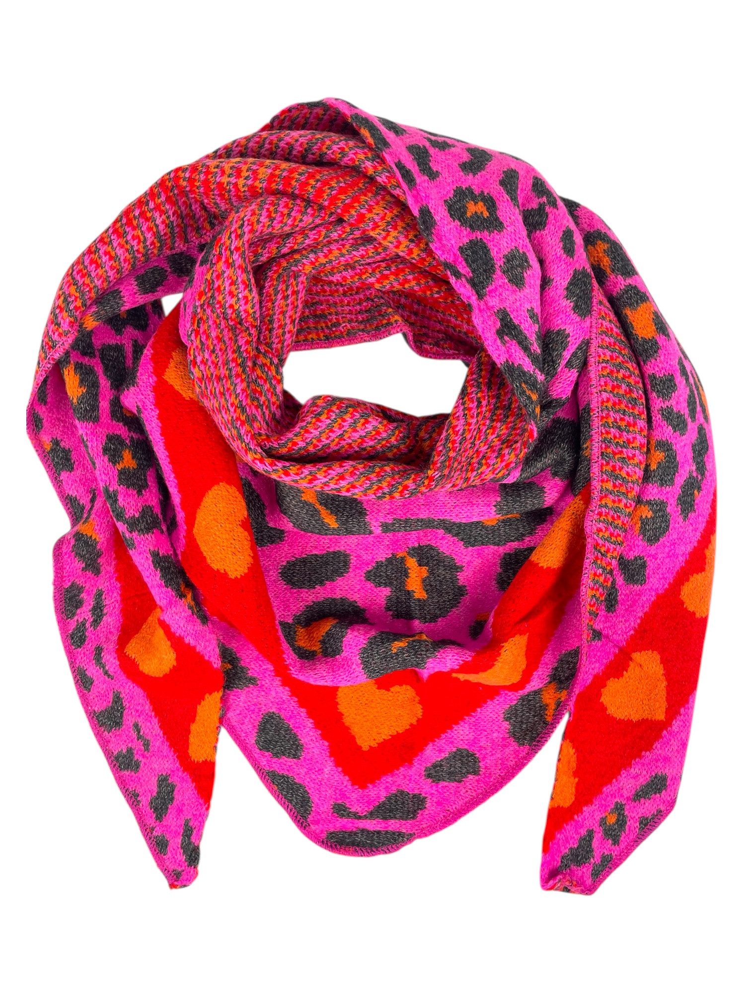 Taschen4life XXL-Schal Dreiecksschal SW175 Leopard & günstig online kaufen