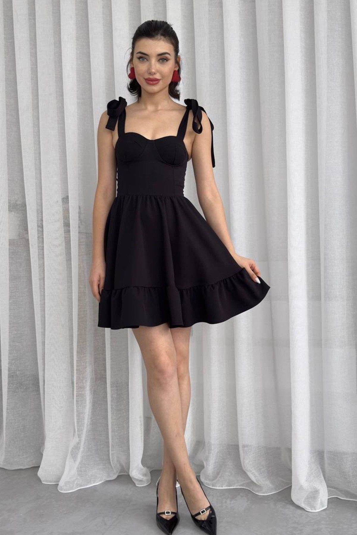 WOMAN VISION Minikleid Ausgestelltes Minikleid