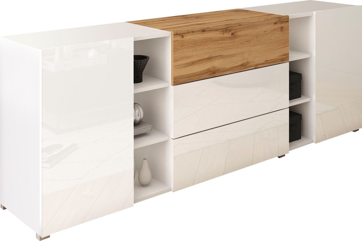 INOSIGN Sideboard BERLIN, Moderne grifflose Kommode günstig online kaufen