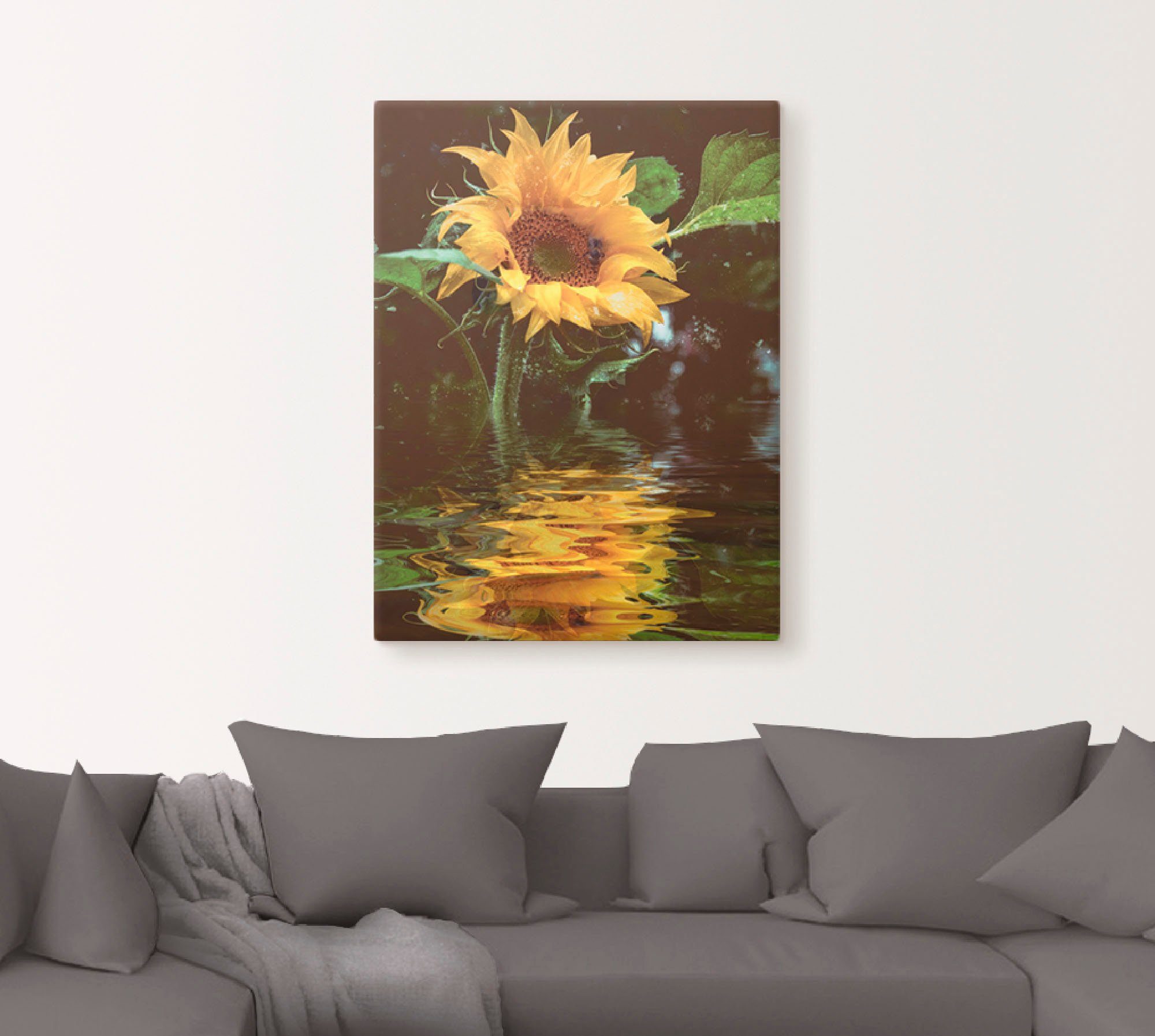 Artland Wandbild Sonnenblume, Blumen (1 St), günstig online kaufen