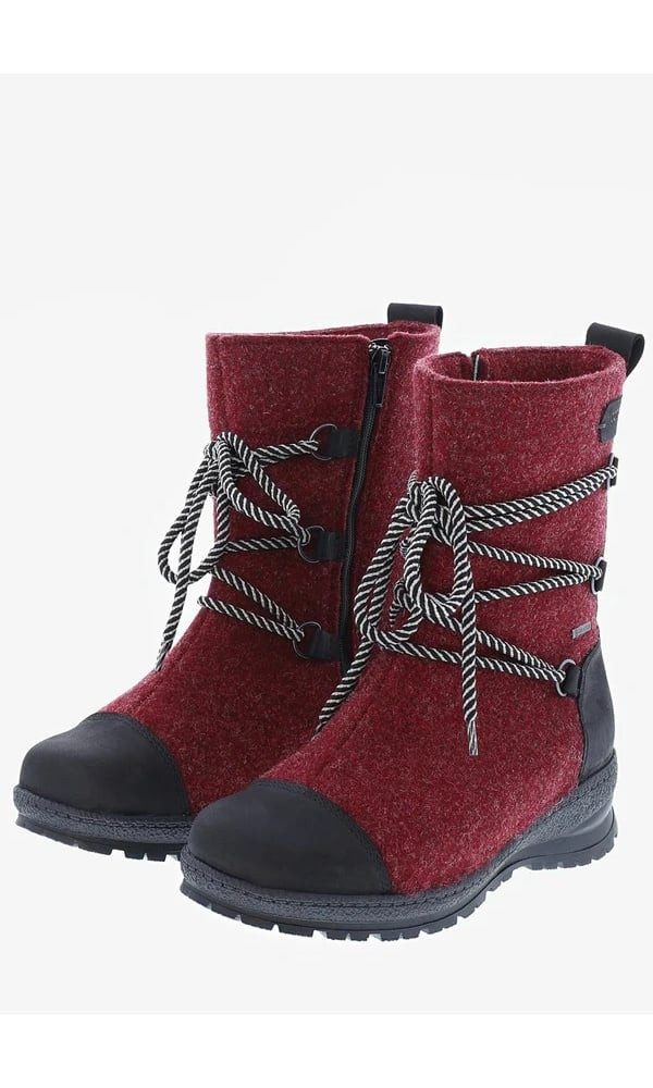 Ticticlily Boots Damen Schneestiefel Mit Futter Warme Und Gemütliche Snow Winterboots Damenstiefel Winterstiefel Aus Wolle Für Komfort Und Wärme Wasserdicht Winterschuhe A Beige 35 EU
