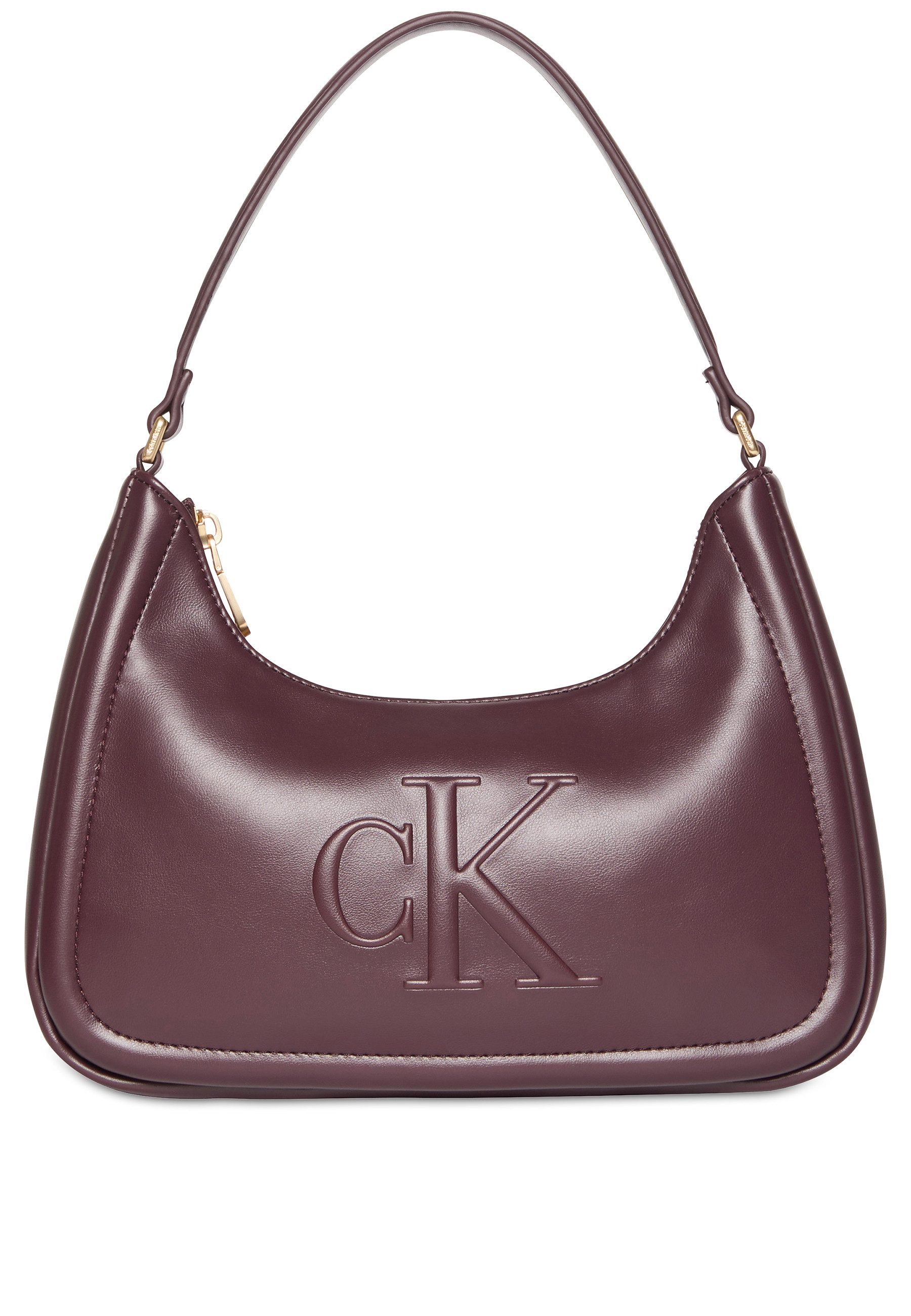 Calvin Klein Schultertasche RAISED CK SMALL SHOULDER BAG, Henkeltasche, Dam günstig online kaufen