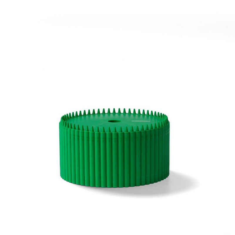 Crayola® Aufbewahrungsbox, im klassischem Design der kultigen Crayola-Buntstife; stapelbar; Abmessungen: ca. Ø 17 x 9 cm