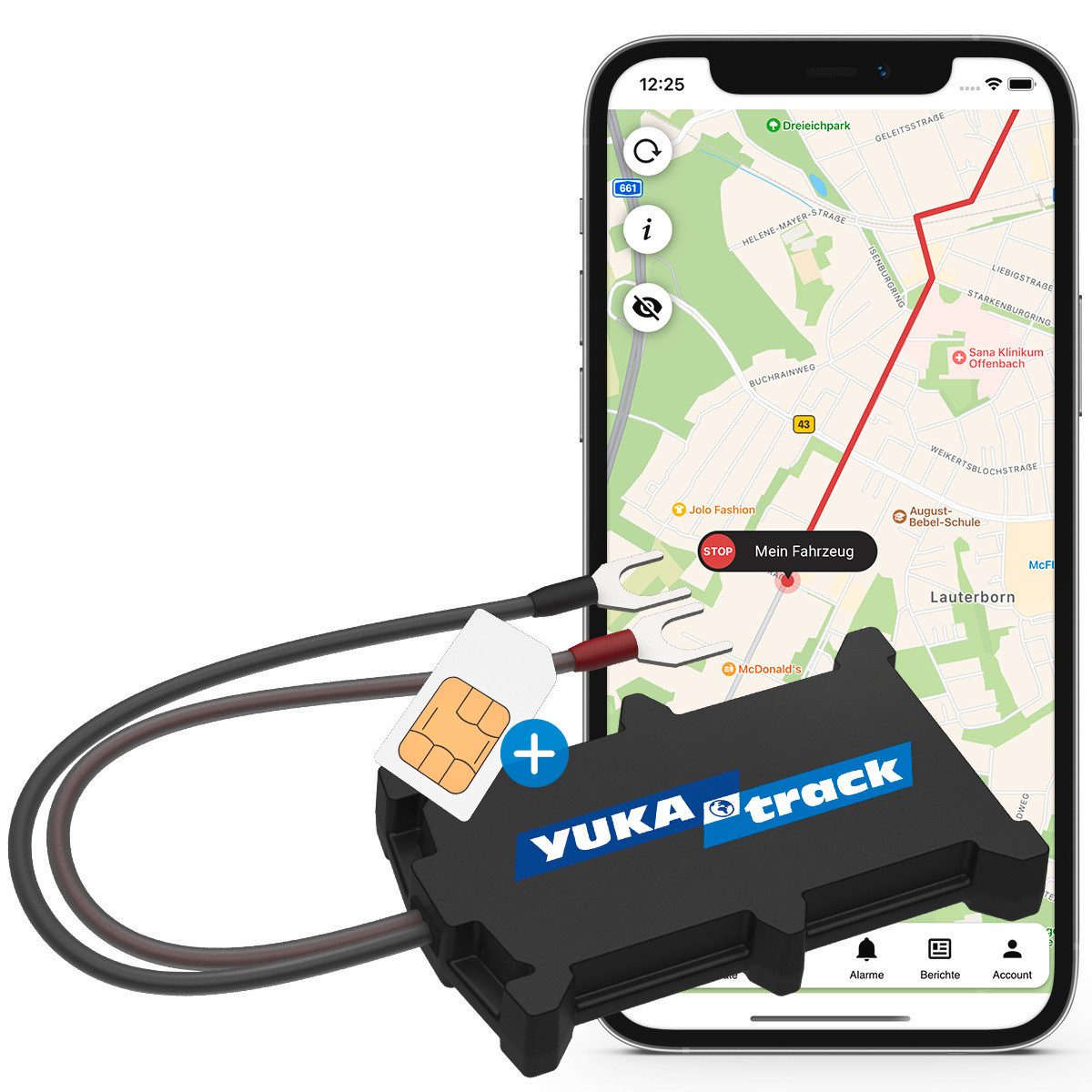 easyWire (2G) GPS-Tracker (europaweite Datenflat für 12 Monate)