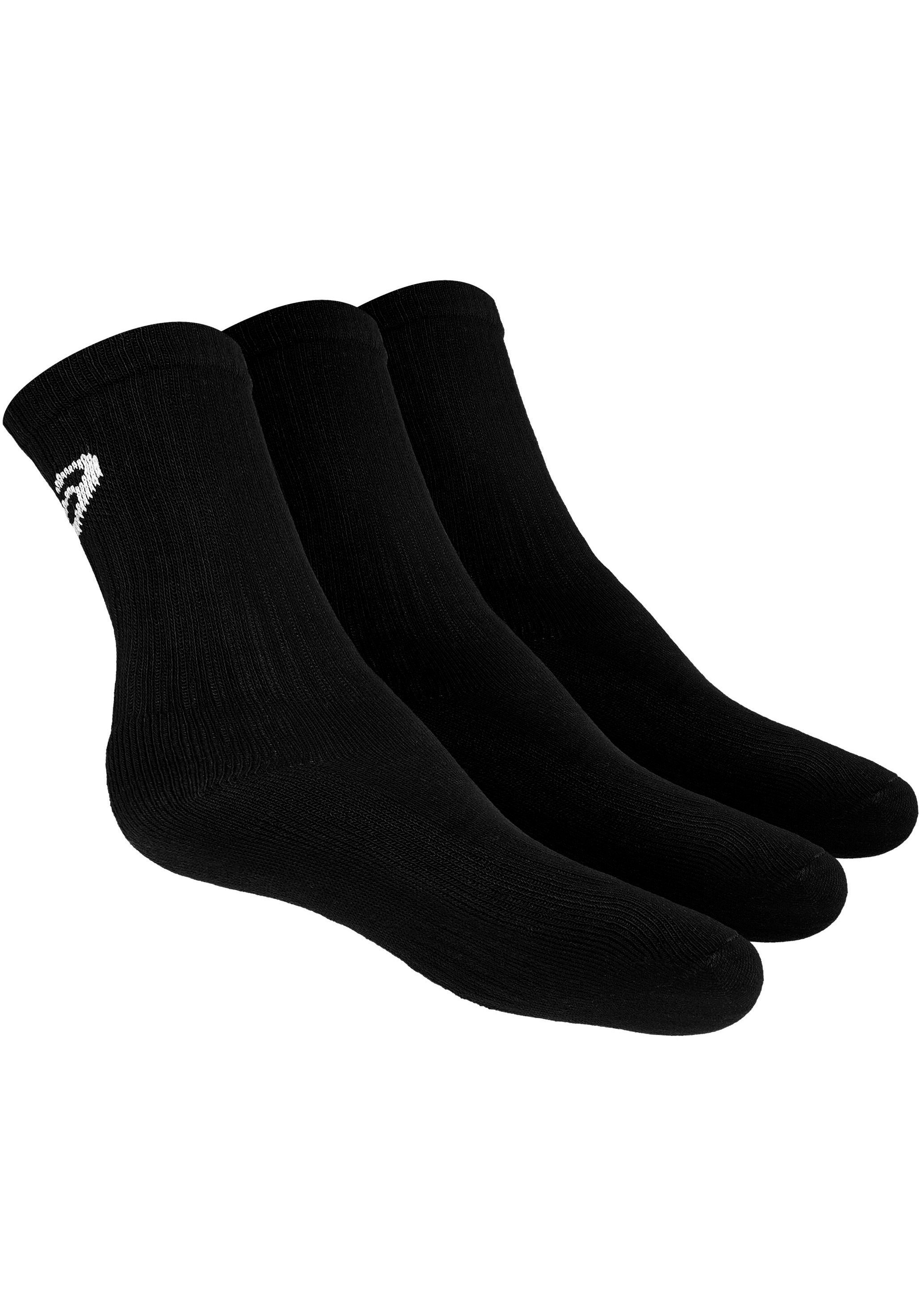 Asics Laufsocken 3PPK CREW (3-Paar, Set) BLACK | Socken