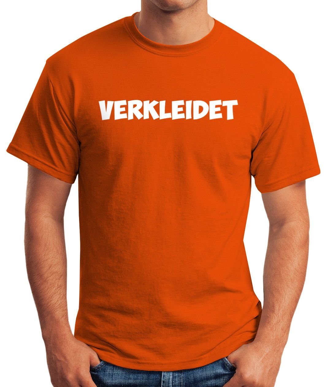 MoonWorks Print-Shirt Herren T-Shirt Verkleidet Fasching günstig online kaufen
