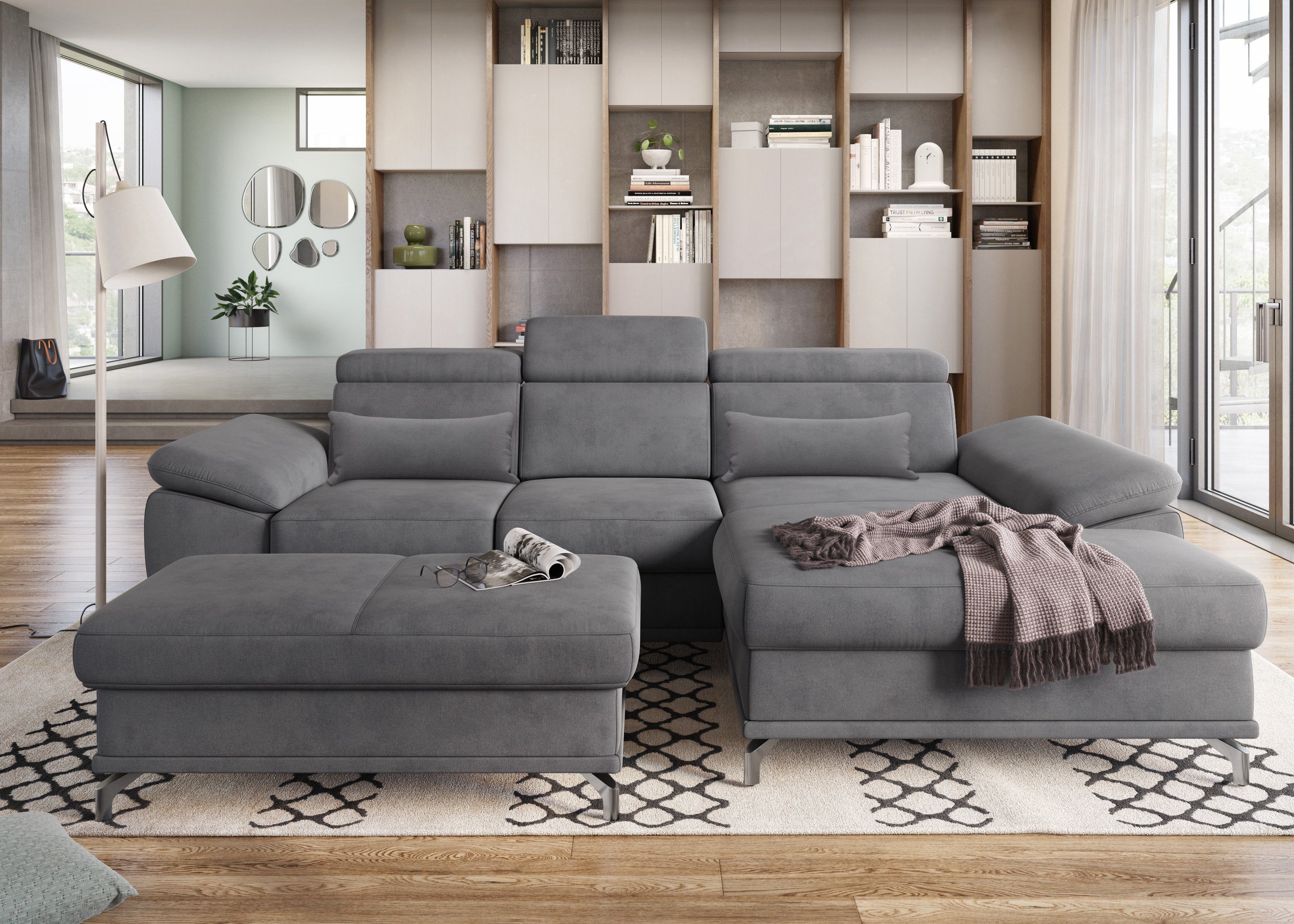 sit&more Ecksofa Cabrio L-Form, mit Sitztiefenverstellung, günstig online kaufen