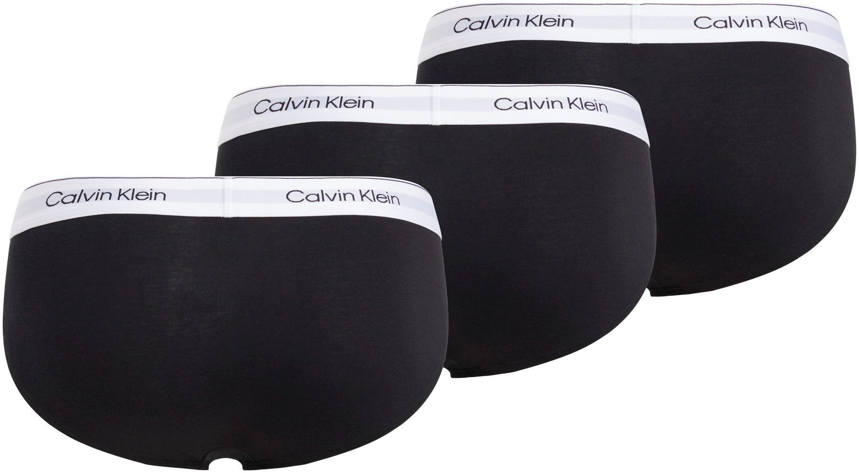 Calvin Klein Underwear Hipster HIP BRIEF 3PK (Packung, 3-St) mit Logo-Elast günstig online kaufen