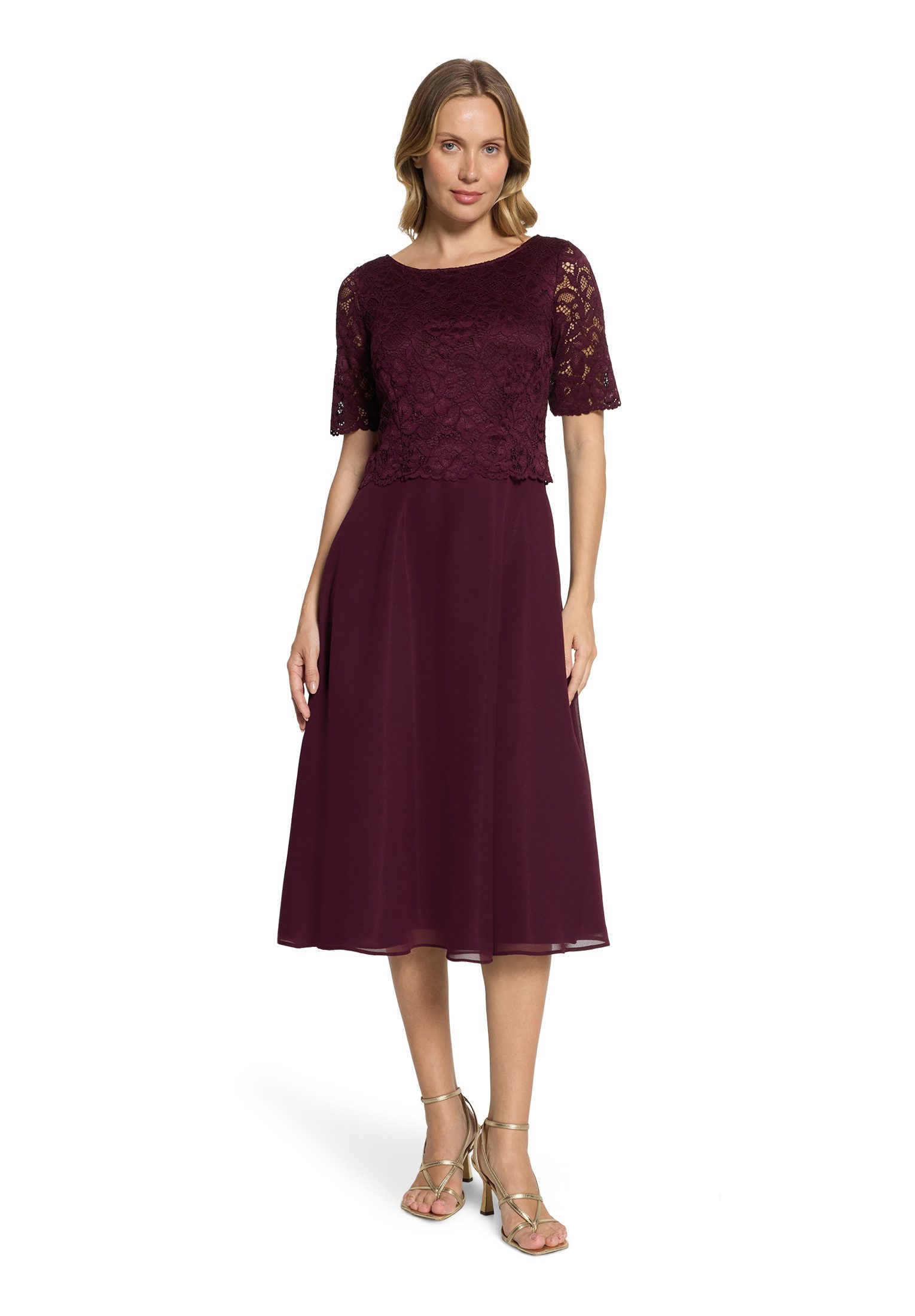 Vera Mont Cocktailkleid Damen mit Spitze Spitze