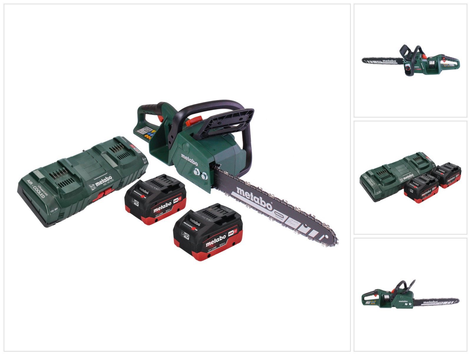 metabo Benzin-Kettensäge MS 36-18 LTX BL 40 Akku Kettensäge 36 V (2x 18 V) 40 cm 22 m/s Brus