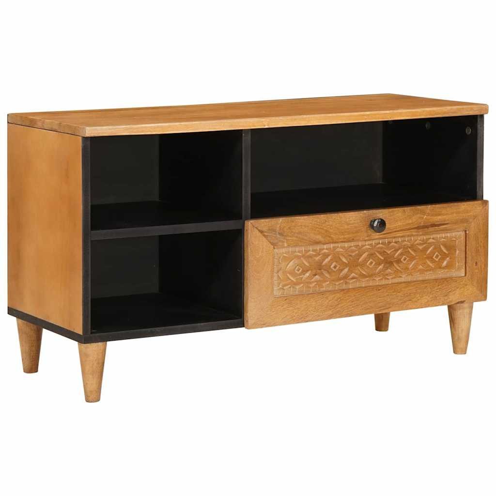 vidaXL TV-Schrank TV-Schränk mit Schubladen 80 x 33 x 46 cm Massivholz (1-St)
