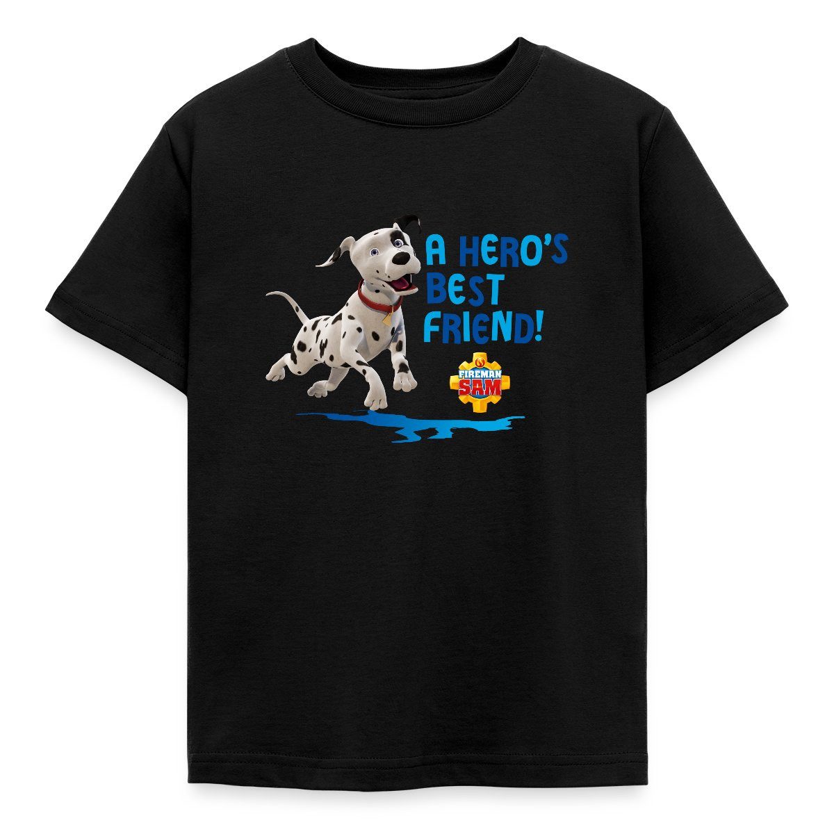 Spreadshirt T-Shirt Feuerwehrmann Sam™ Dalmatiner Schnuffi Süß Kinder T-Shirt (1-tlg)