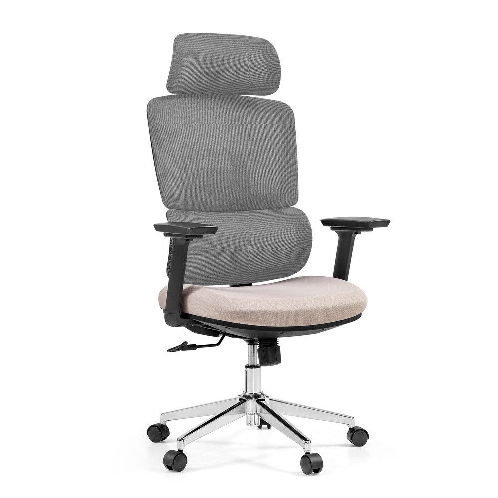 hjh OFFICE Drehstuhl Profi Bürostuhl Ergomy Pro Stoff / Netzstoff (1 St), Ergonomischer Chefsessel, Schreibtischstuhl höhenverstellbar