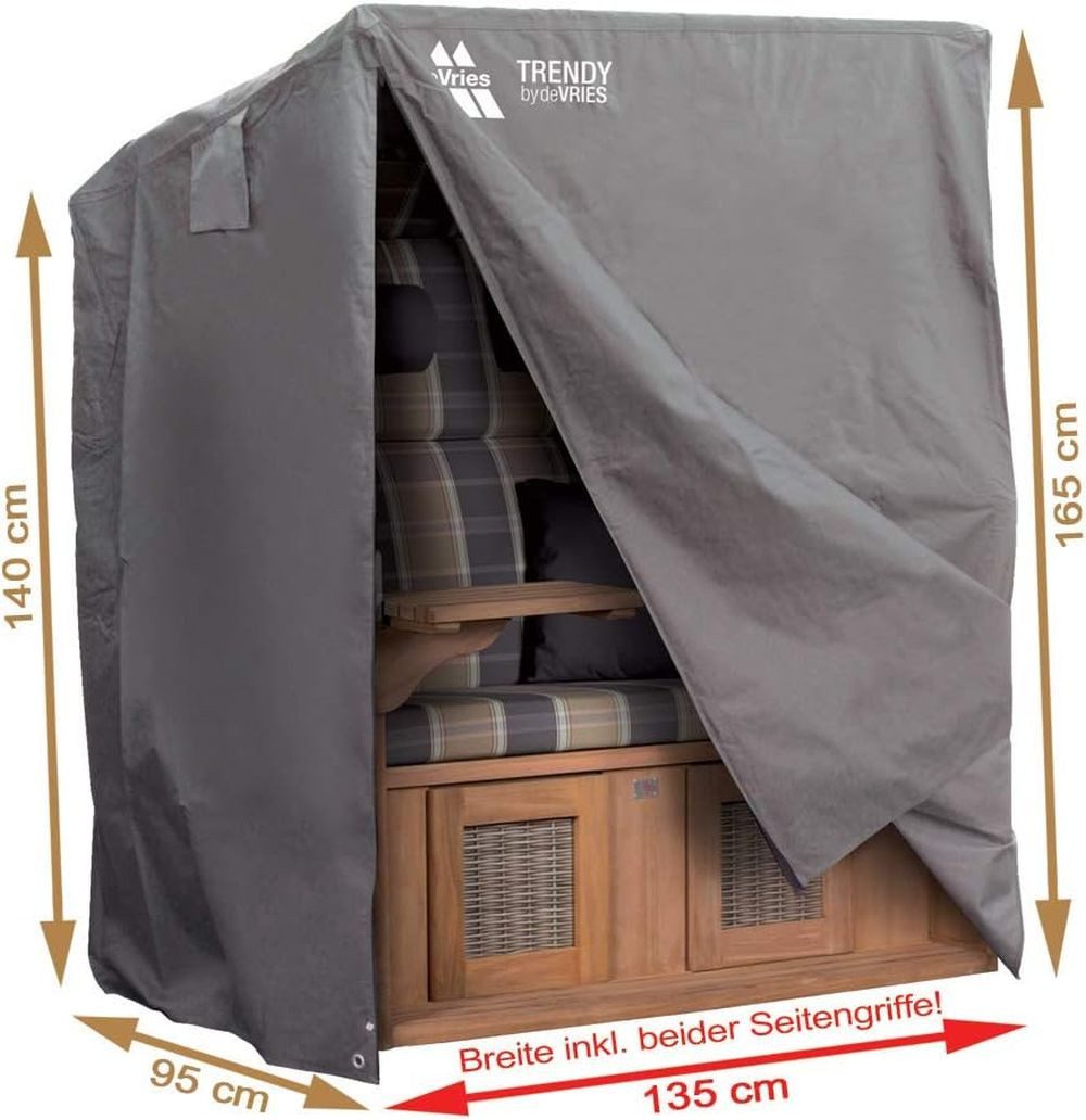 deVries Schutzhaube, CLASSIC STRANDKORB GANZJAHRESHAUBE - XL -