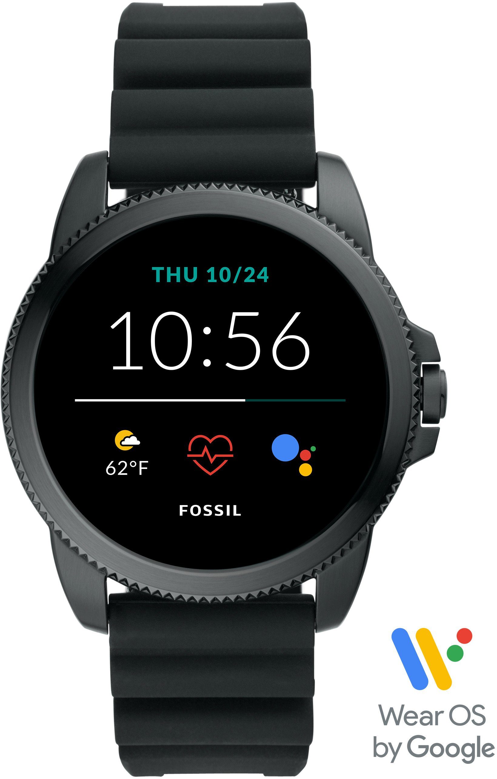 Fossil Smartwatches GEN 5E SMARTWATCH, FTW4047 Smartwatch (Wear OS by  Google), mit individuell einstellbarem Zifferblatt