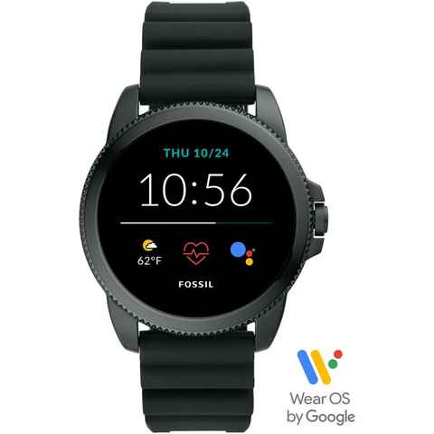 Fossil Smartwatches GEN 5E SMARTWATCH, FTW4047 Smartwatch (Wear OS by Google), mit individuell einstellbarem Zifferblatt