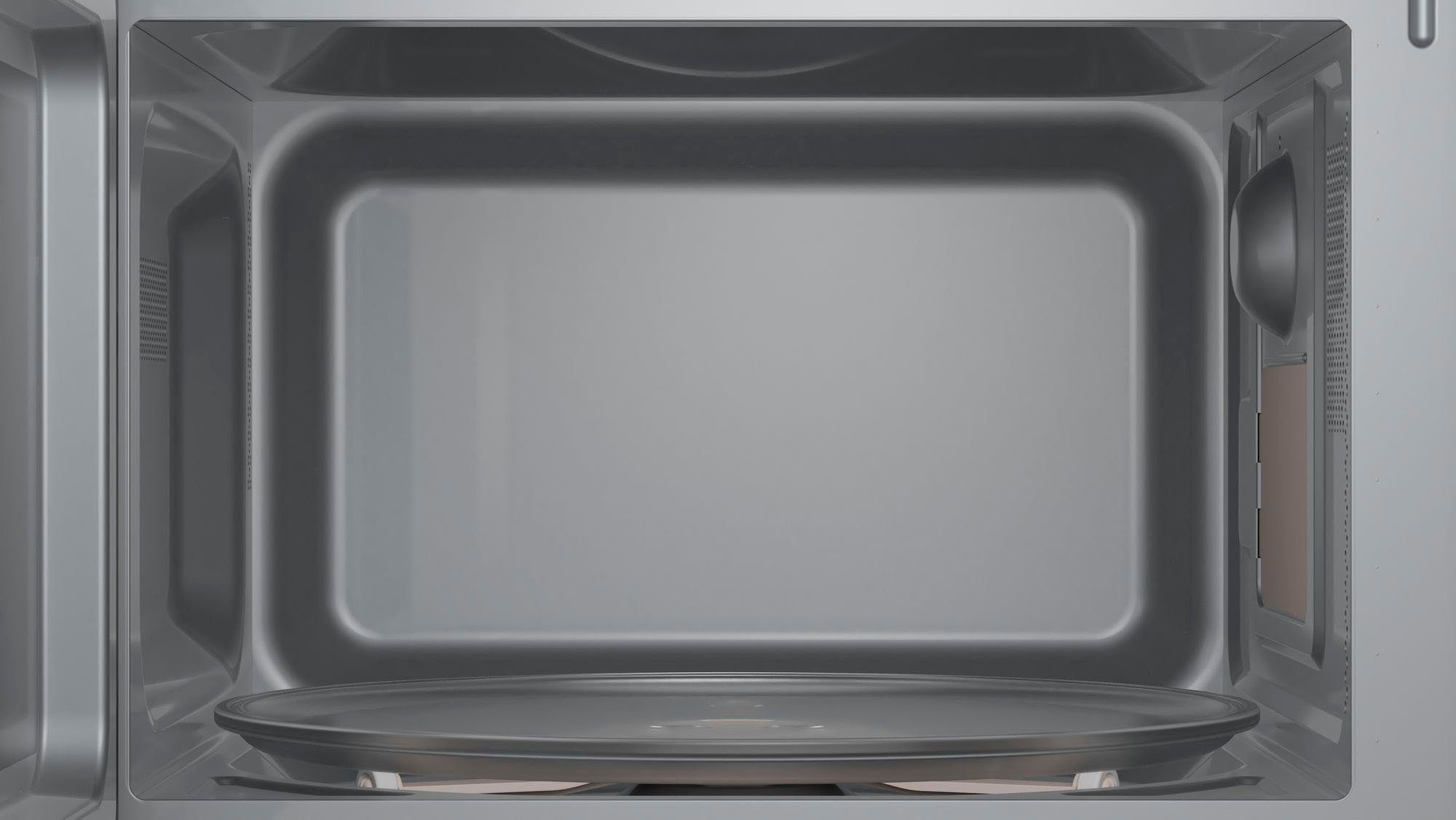 SIEMENS Einbau-Mikrowelle BF523LMB3, Mikrowelle, 20 l, 50 cm breit - quickStart Funktion für schnelles & einfaches Aufwärmen
