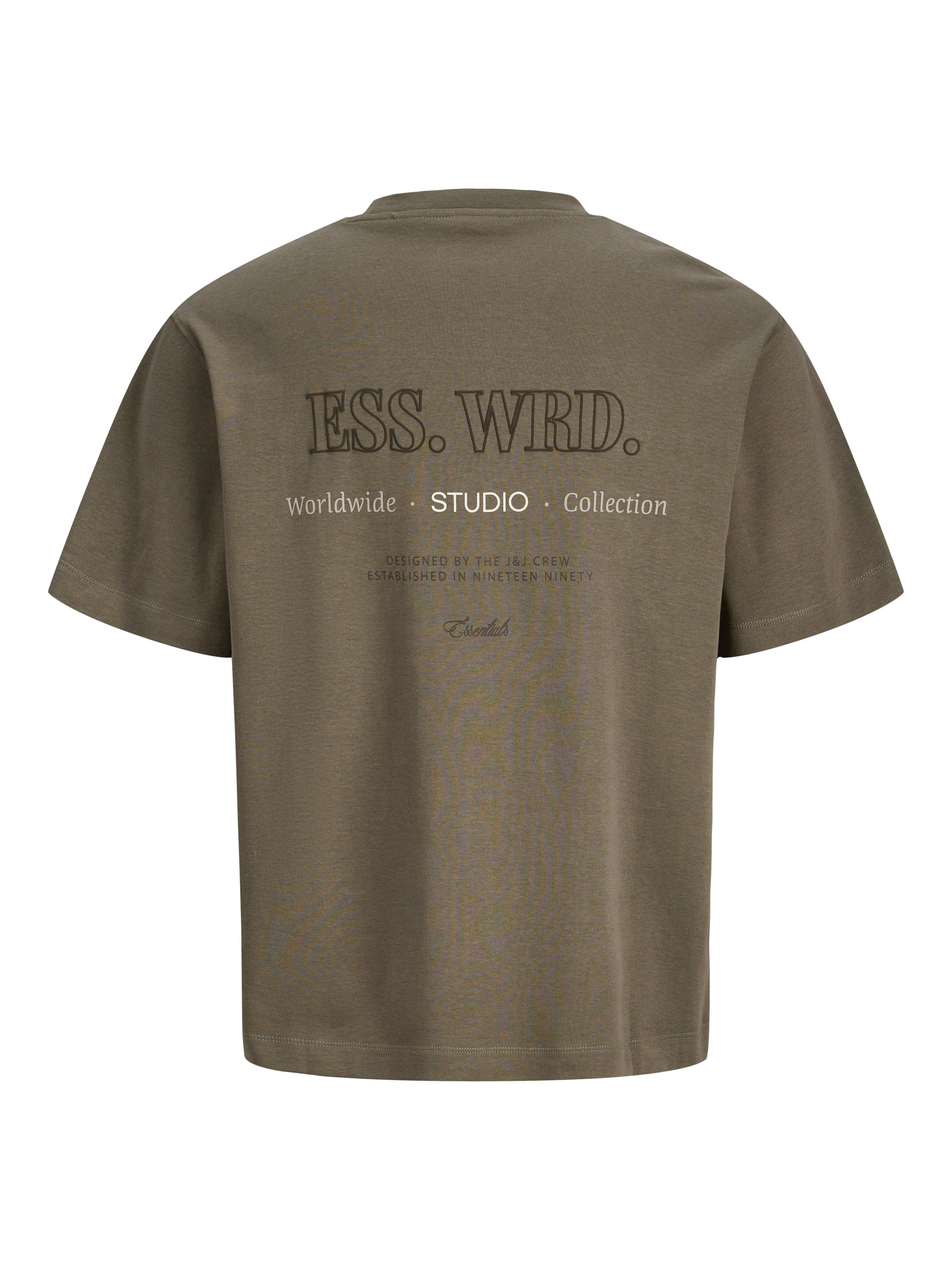 Jack & Jones PlusSize T-Shirt JJEURBAN EDGE STUDIO TEE SS SN PLS mit Logobranding – Bild 5 von 5