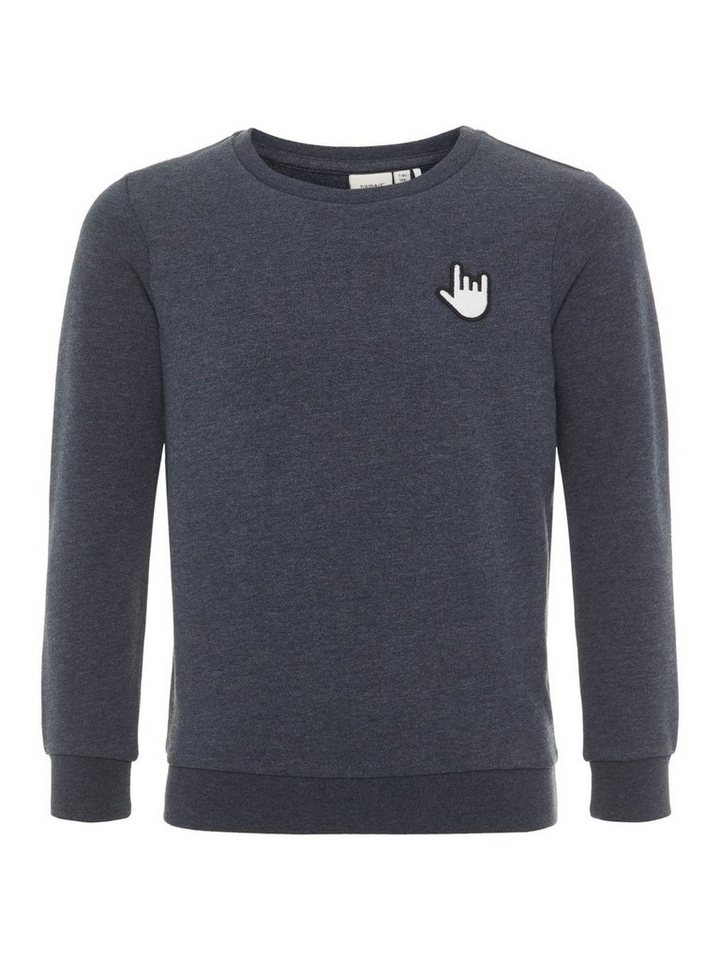 Name It Rundhalspullover Mädchen Sweater/Pullover NKFBERBEL LS SWEAT UNB NOOS