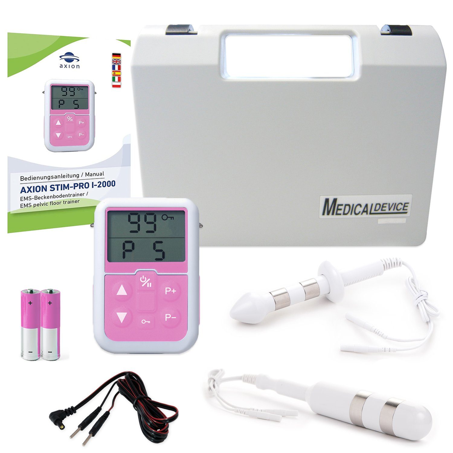 Beckenboden-Elektrostimulationsgerät EMS Gerät I-2000 für Frauen und Männer bei Inkontinenz