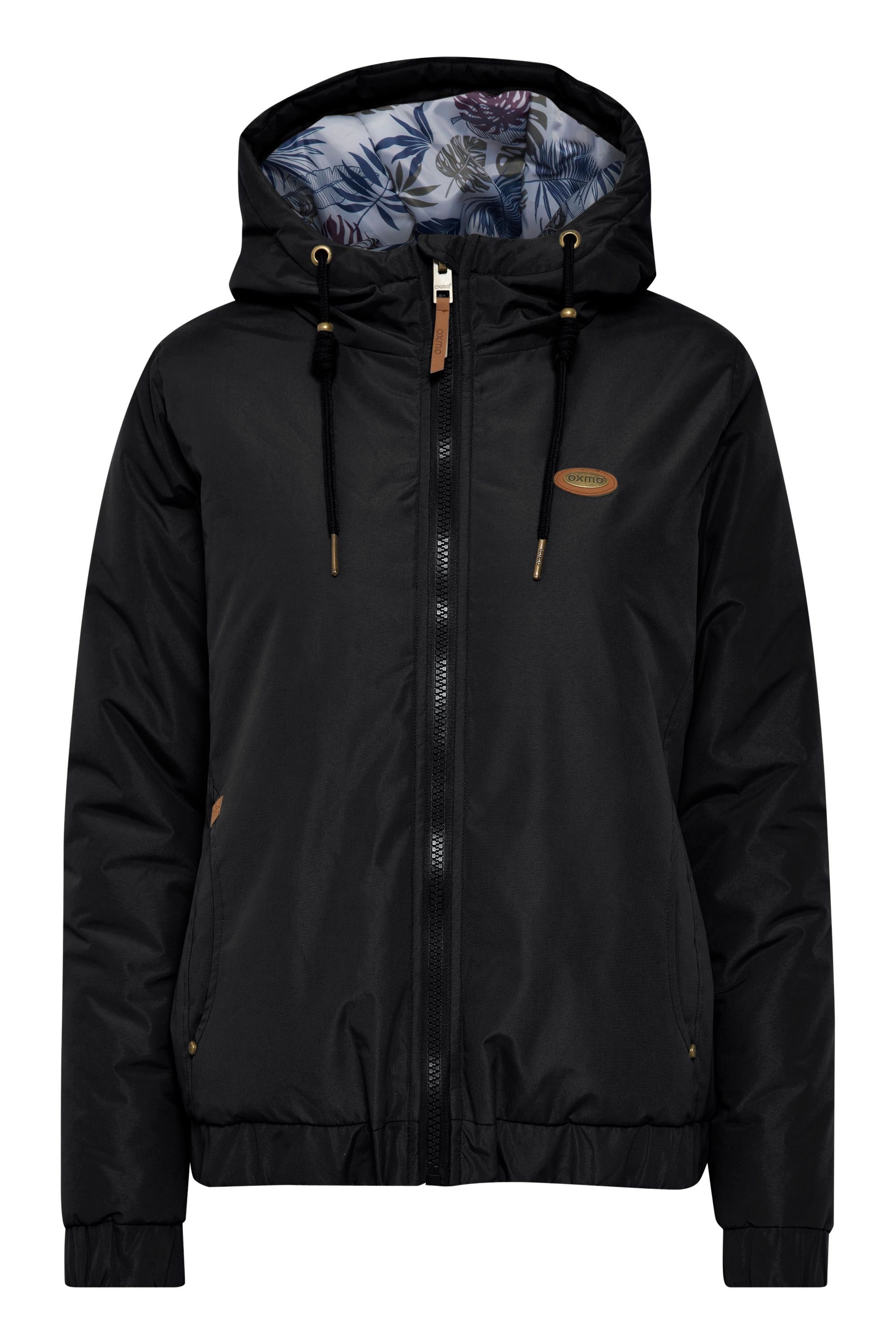 Black Winterjacke OXTanja (194007) mit Innenmuster OXMO Winterjacke