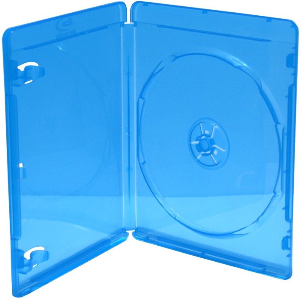 Mediarange DVD-Hülle 50 Blu-ray Hüllen 1er Box 11 mm für je 1 BD / CD / DVD blau
