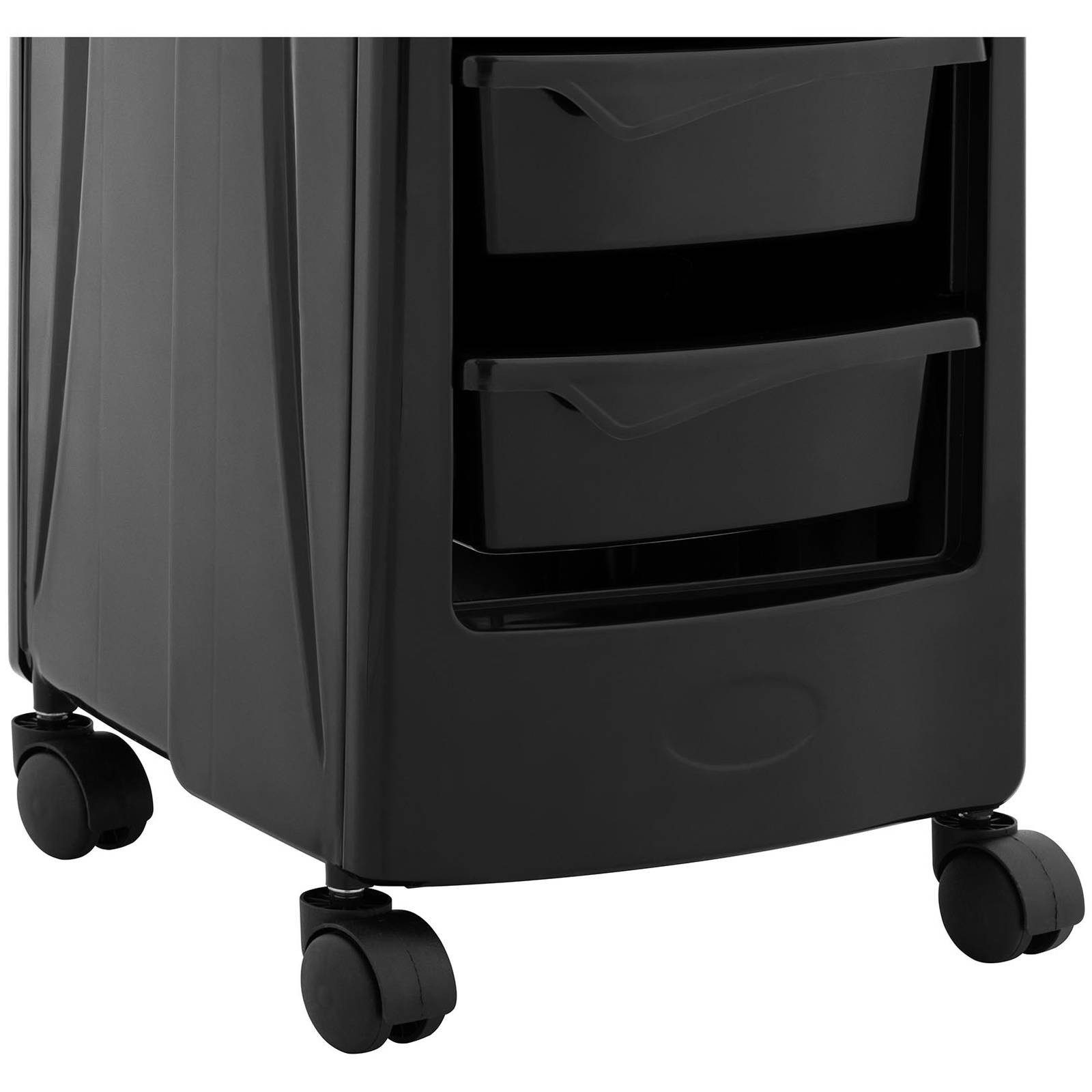 Physa Rollwagen Rollbarer Friseurtrolley Friseurwagen Kosmetikwagen 5 Schubladen 10 kg