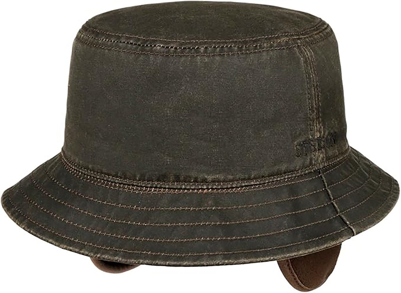 Stetson Schlapphut Bucket Hat Vintage mit Ohrenklappen