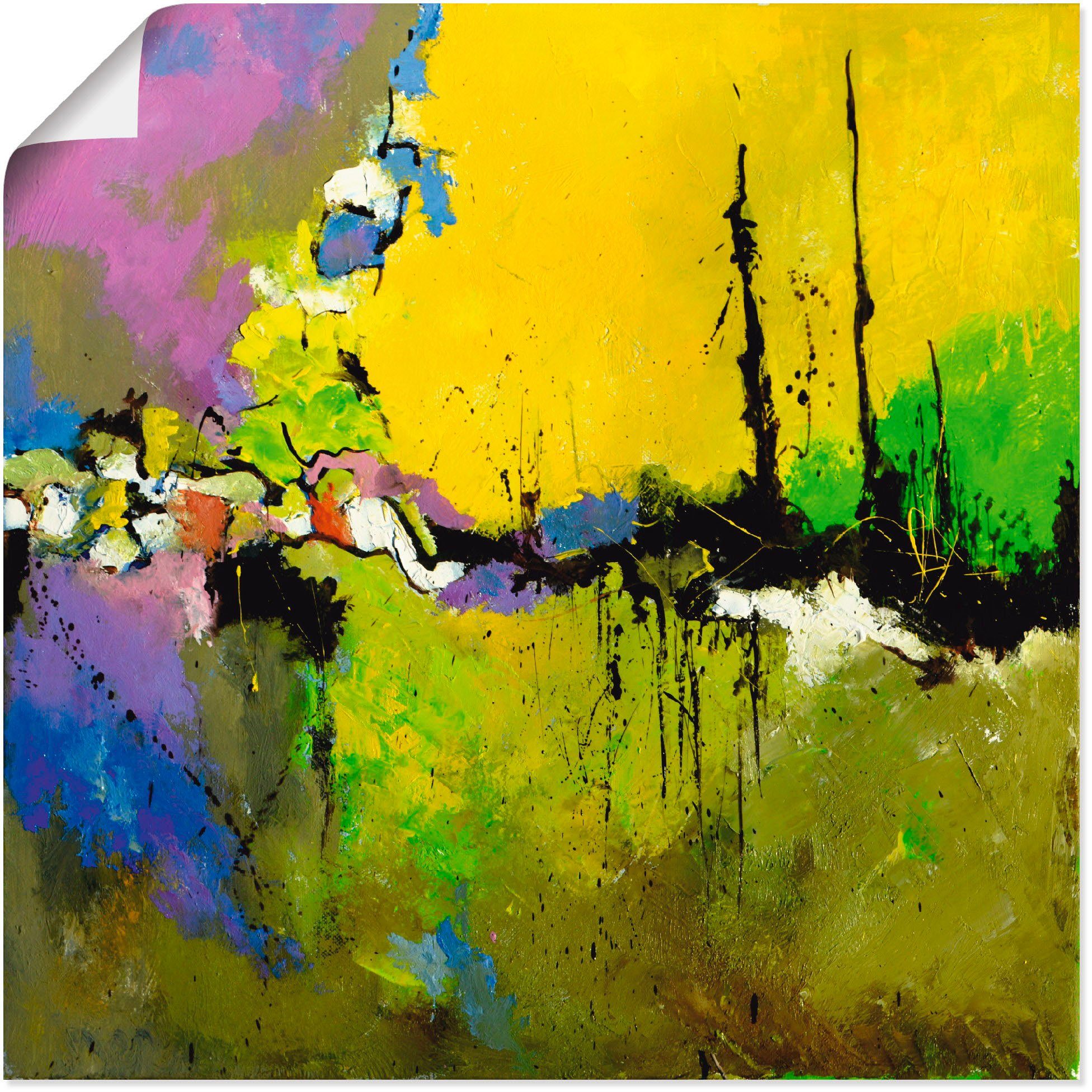 Artland Poster Abstrakt XIX, Muster (1 St), ohne Rahmen