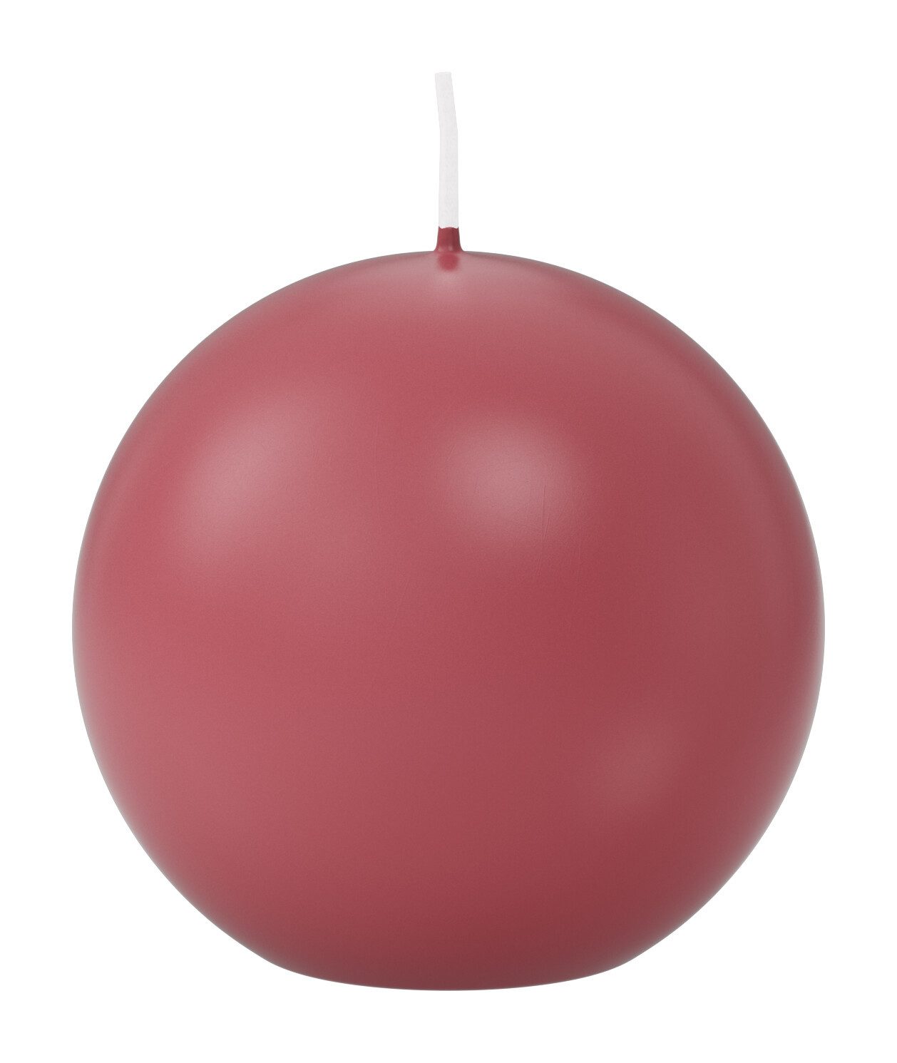 Wiedemann Kerzen Kugelkerze Kugelkerzen Erdbeerrosa Ø 80 mm, 6 Stück