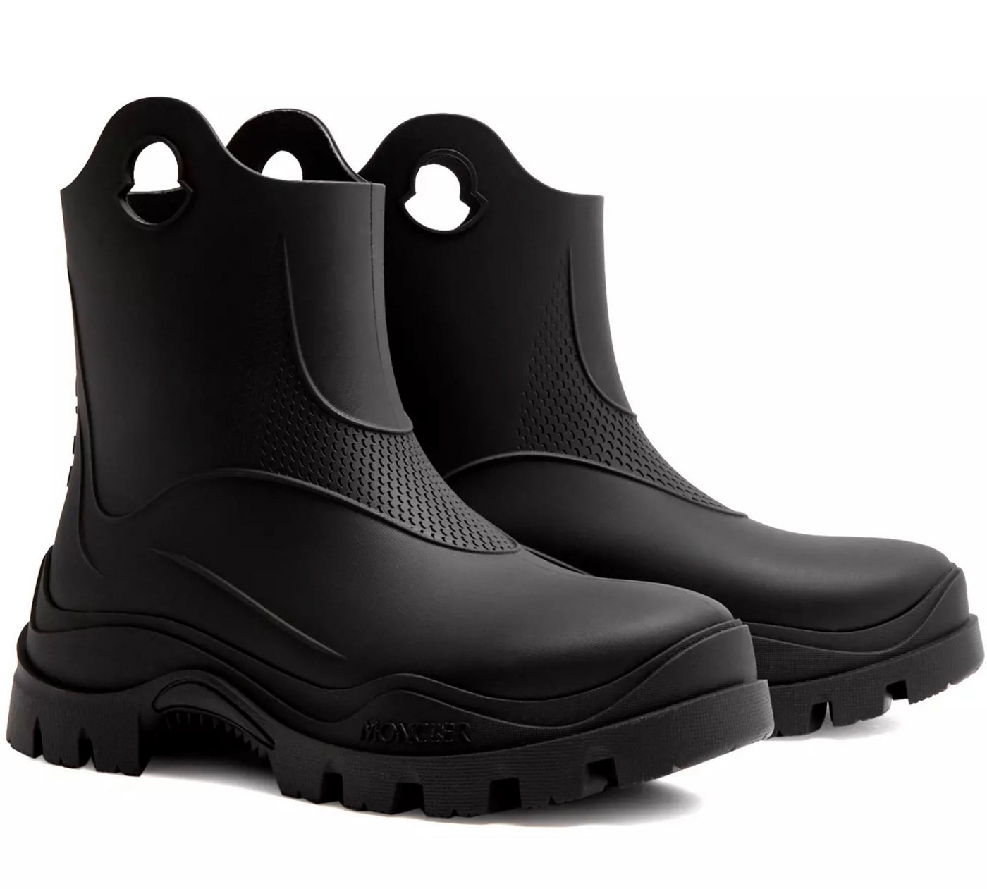 MONCLER Misty Rain Boots Stiefeletten Gummistiefel Robuste EVA-Profilsohle, optimalen Halt auf rutschigen Oberflächen
