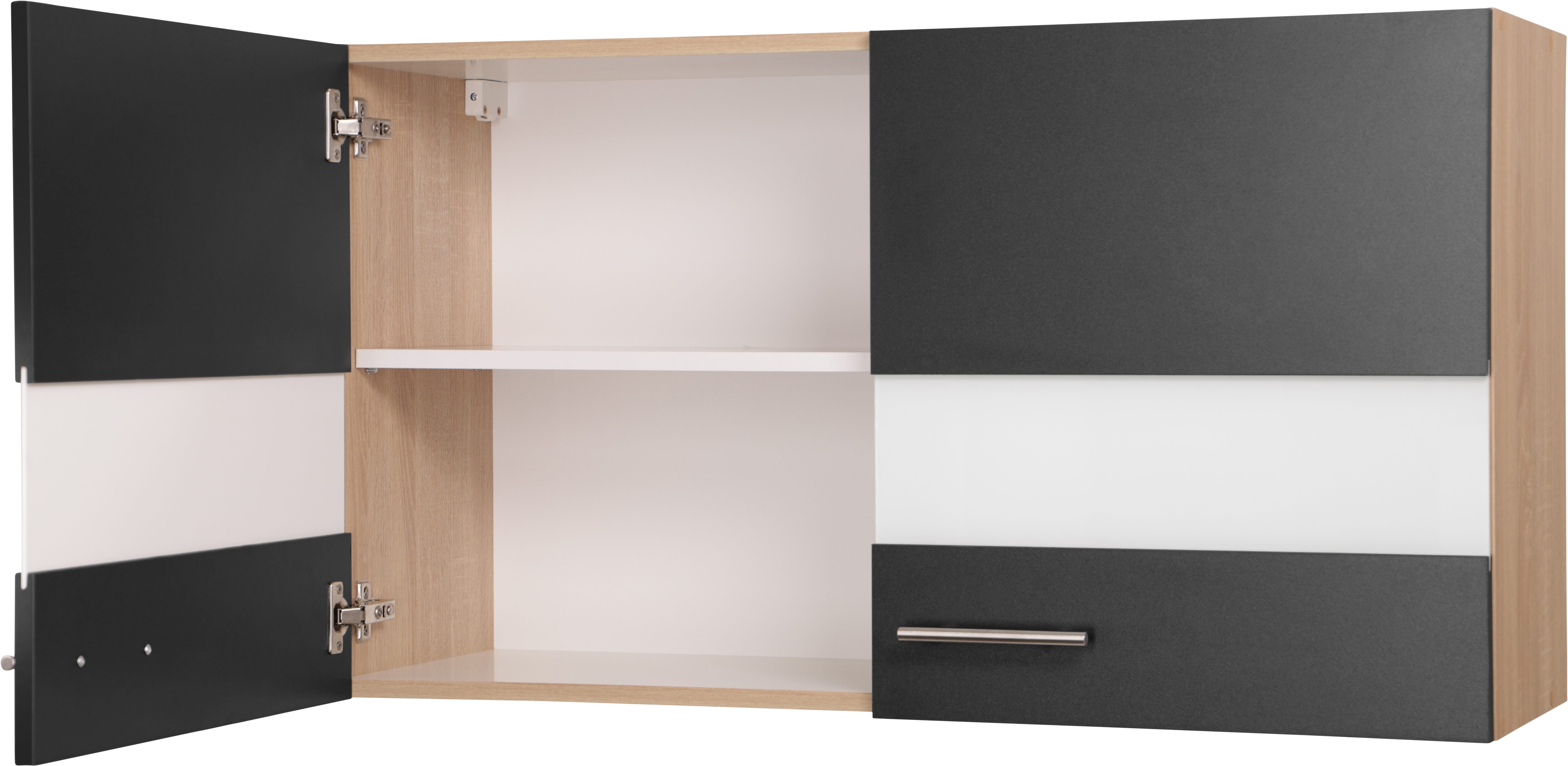 RESPEKTA Hängeschrank Merle Breite 100 cm, mit Soft-Close Funktion, Stangengriffe aus Metall – Bild 4 von 5
