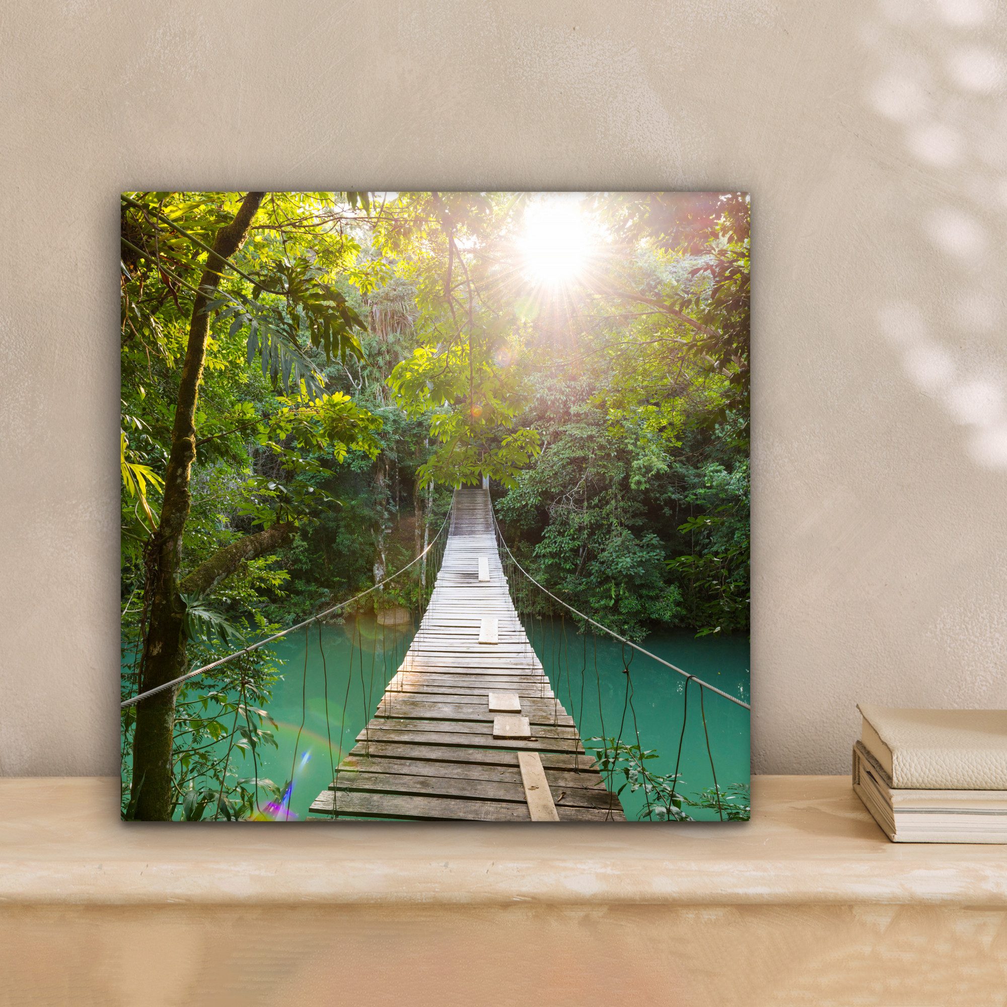 OneMillionCanvasses® Leinwandbild Dschungel - Wasser - günstig online kaufen