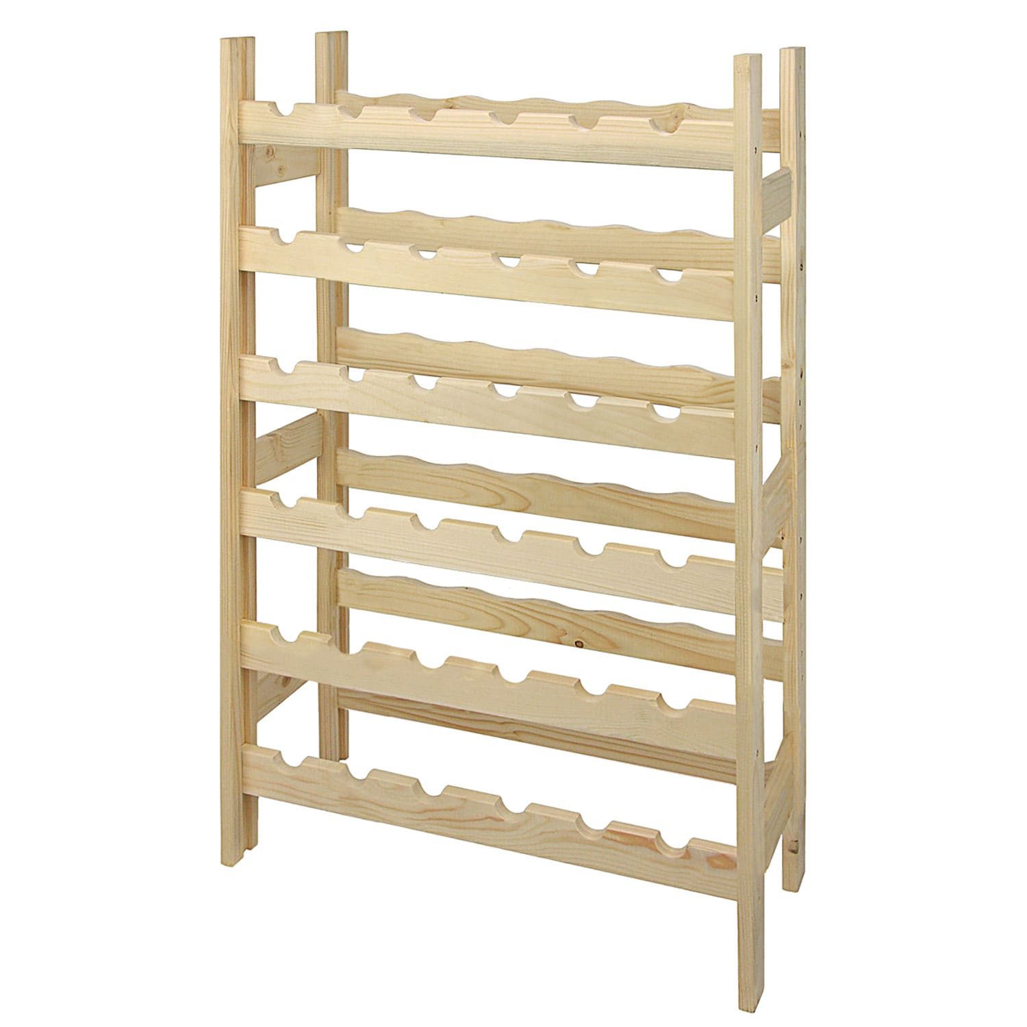 Wilk Flaschenregal Kiefer, 86 x 62,5 x 25 cm Platz für 36 Flaschen günstig online kaufen