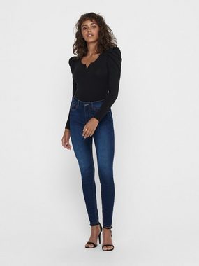 JACQUELINE de YONG High-waist-Jeans Skinny Fit Jeans JDYNEWNIKKI High Waist Denim Hose (1-tlg) 3697 in Blau