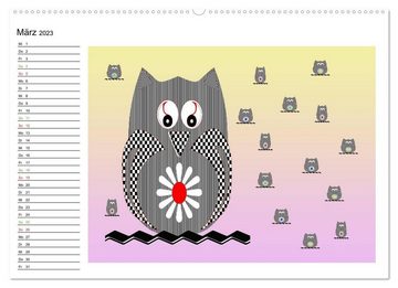 CALVENDO Wandkalender Rätselspaß für Kinder ab 4 Jahren (Premium, hochwertiger DIN A2 Wandkalender 2023, Kunstdruck in Hochglanz)