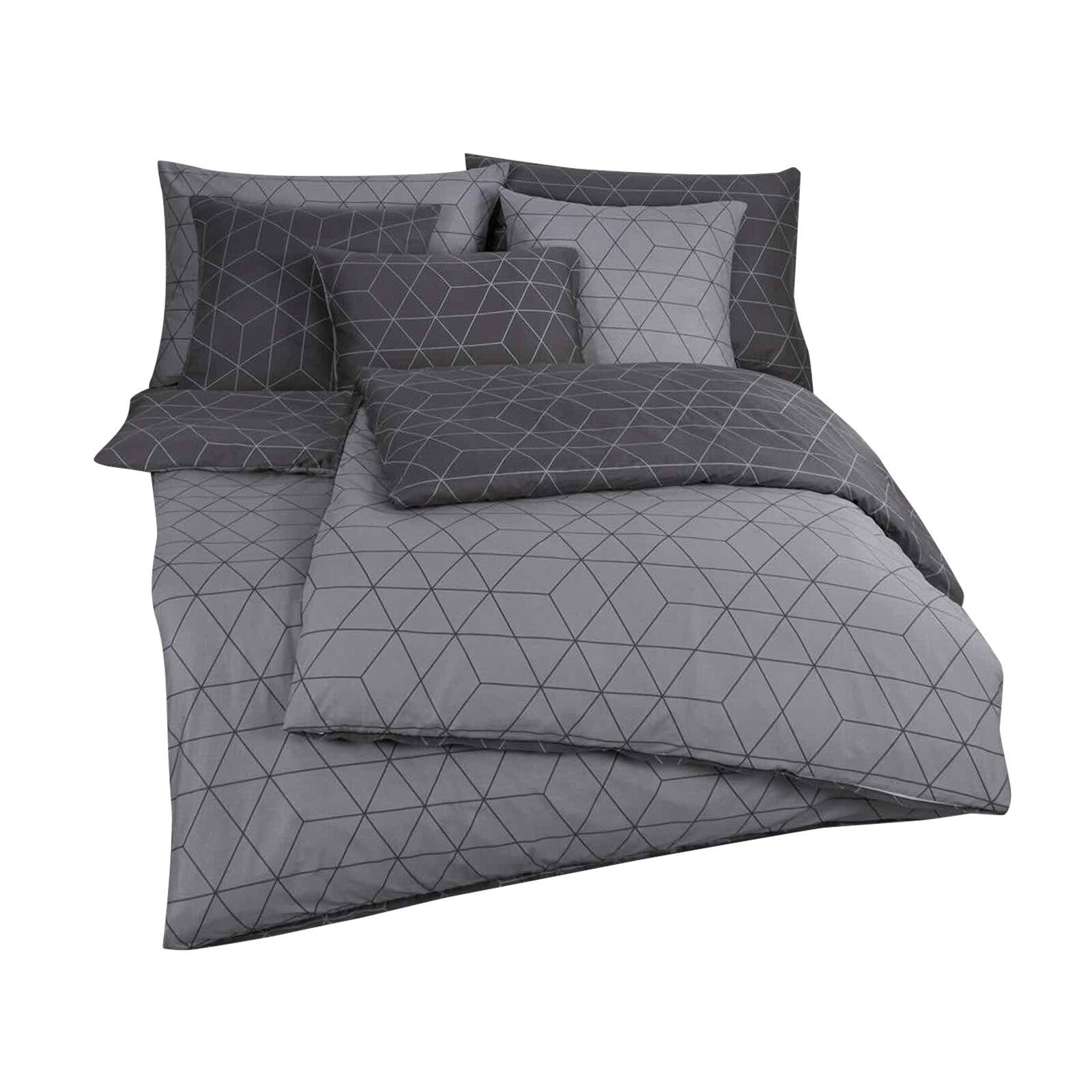 TRAUMSCHLAF Bettwäsche Geo, Mako Satin, 2 teilig, hochwertige Verarbeitung günstig online kaufen