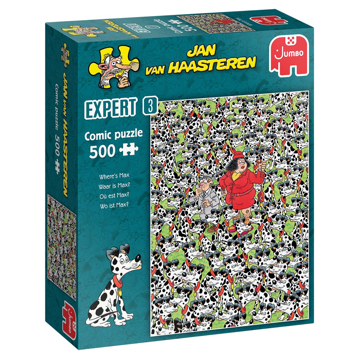 Jan van Haasteren Puzzle Jan van Haasteren Expert 3 Wo ist Max? 500 Teile Puzzle, 500 Puzzleteile